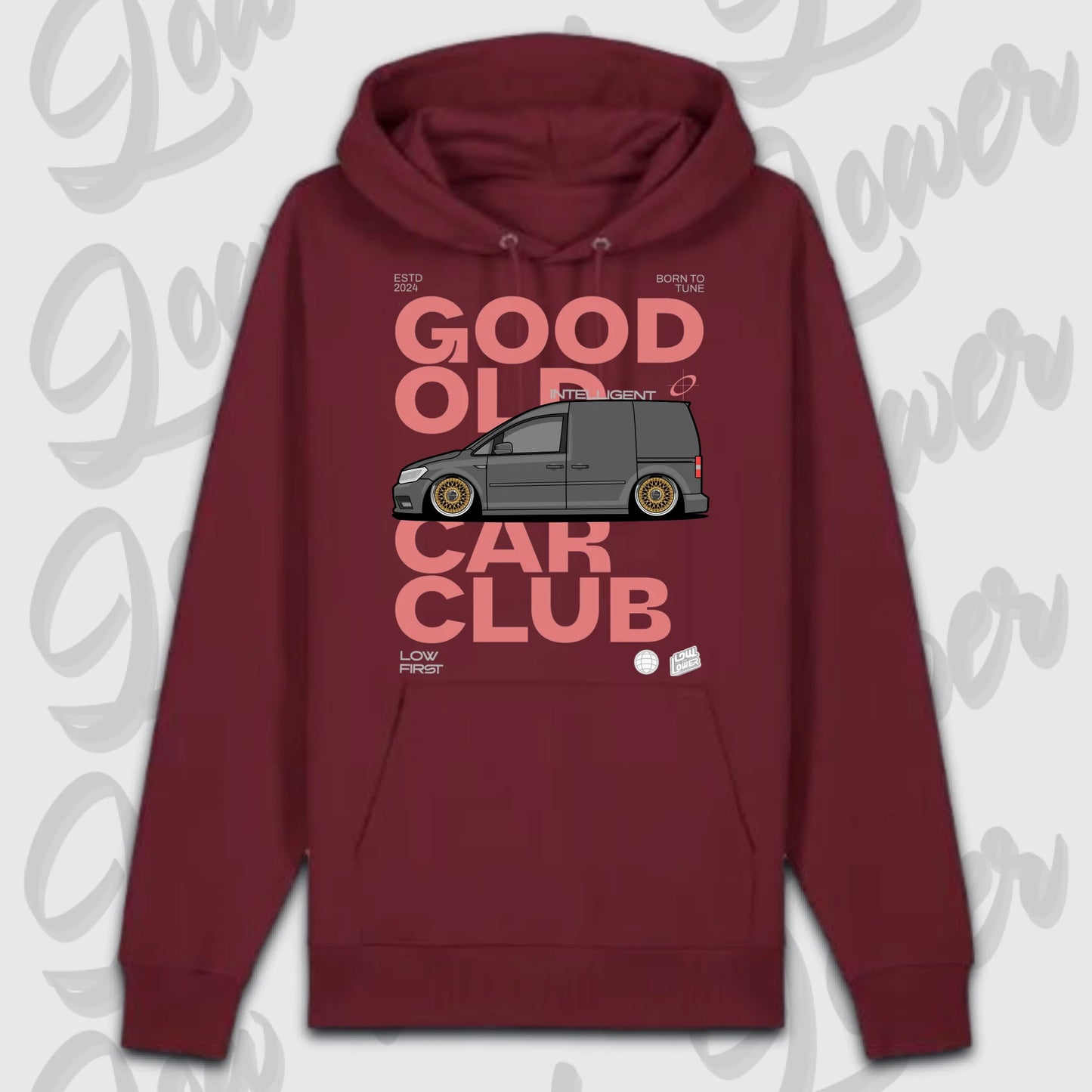 Premium hoodie Burgunds