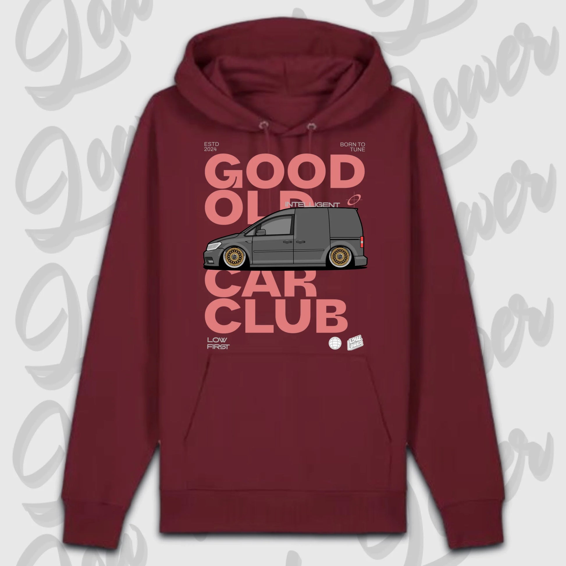 Premium hoodie Burgunds