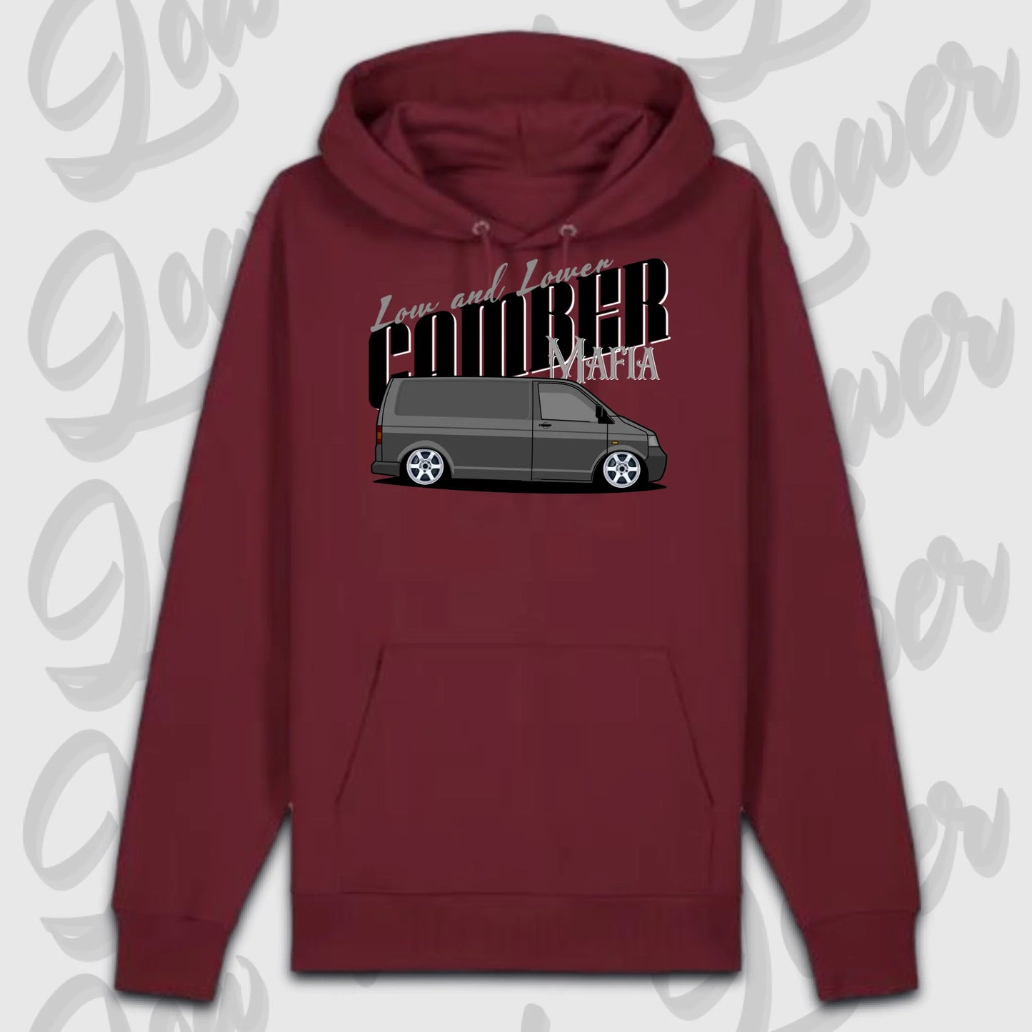 Premium hoodie Burgunds