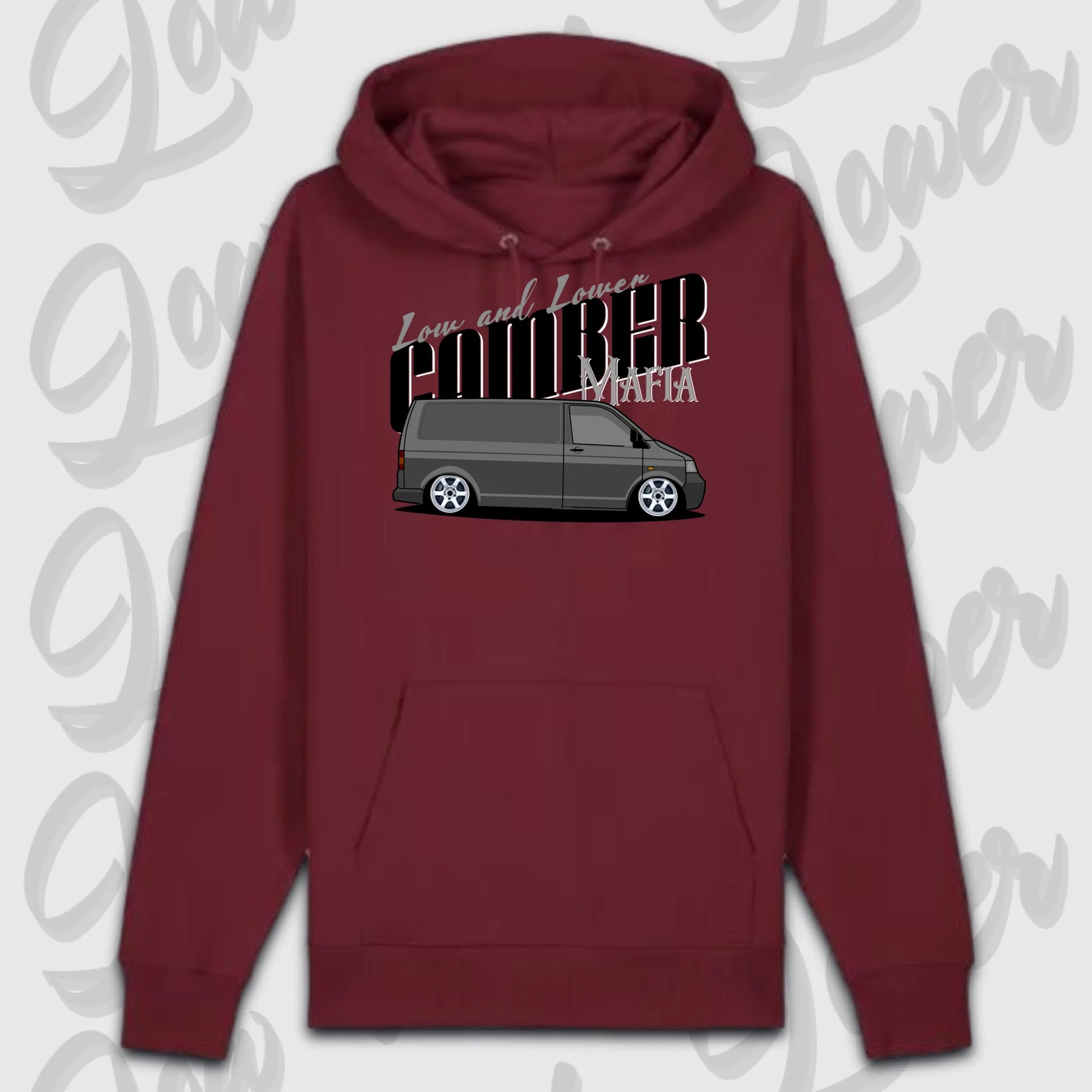 Premium hoodie Burgunds