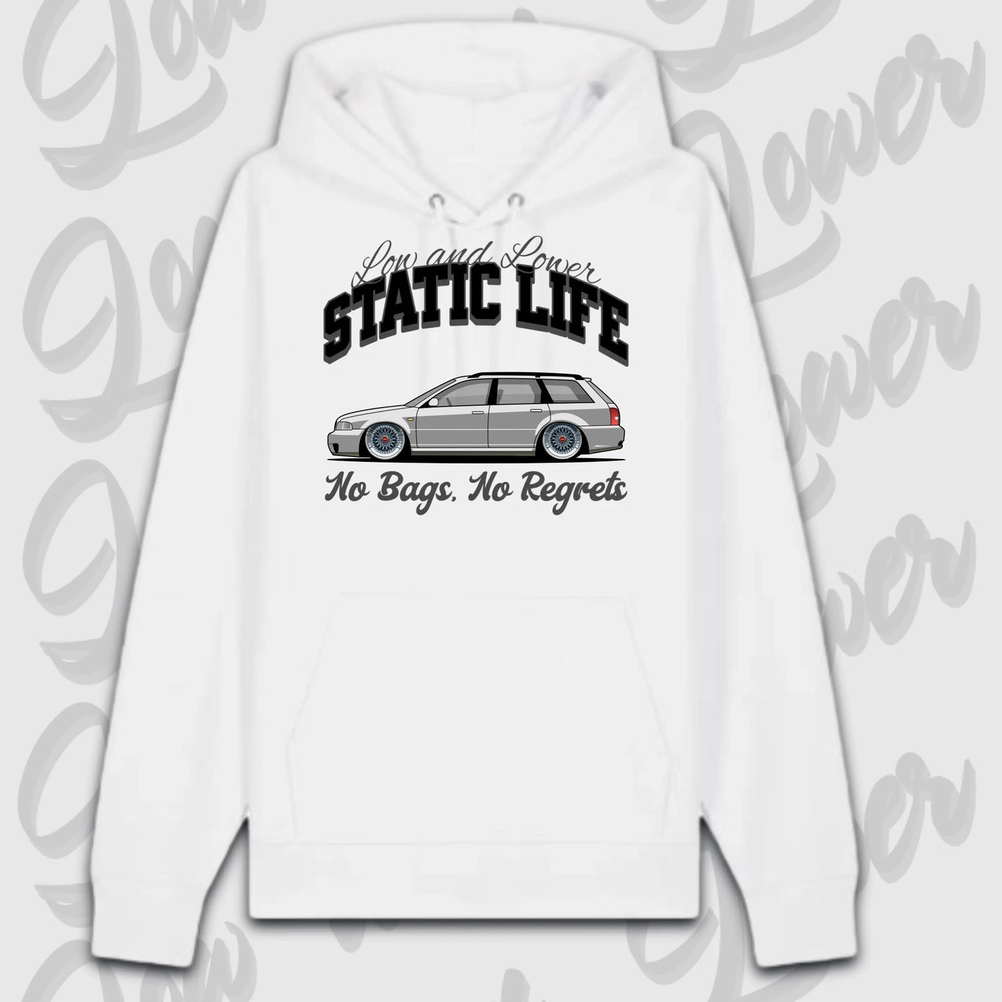 Premium hoodie weiß