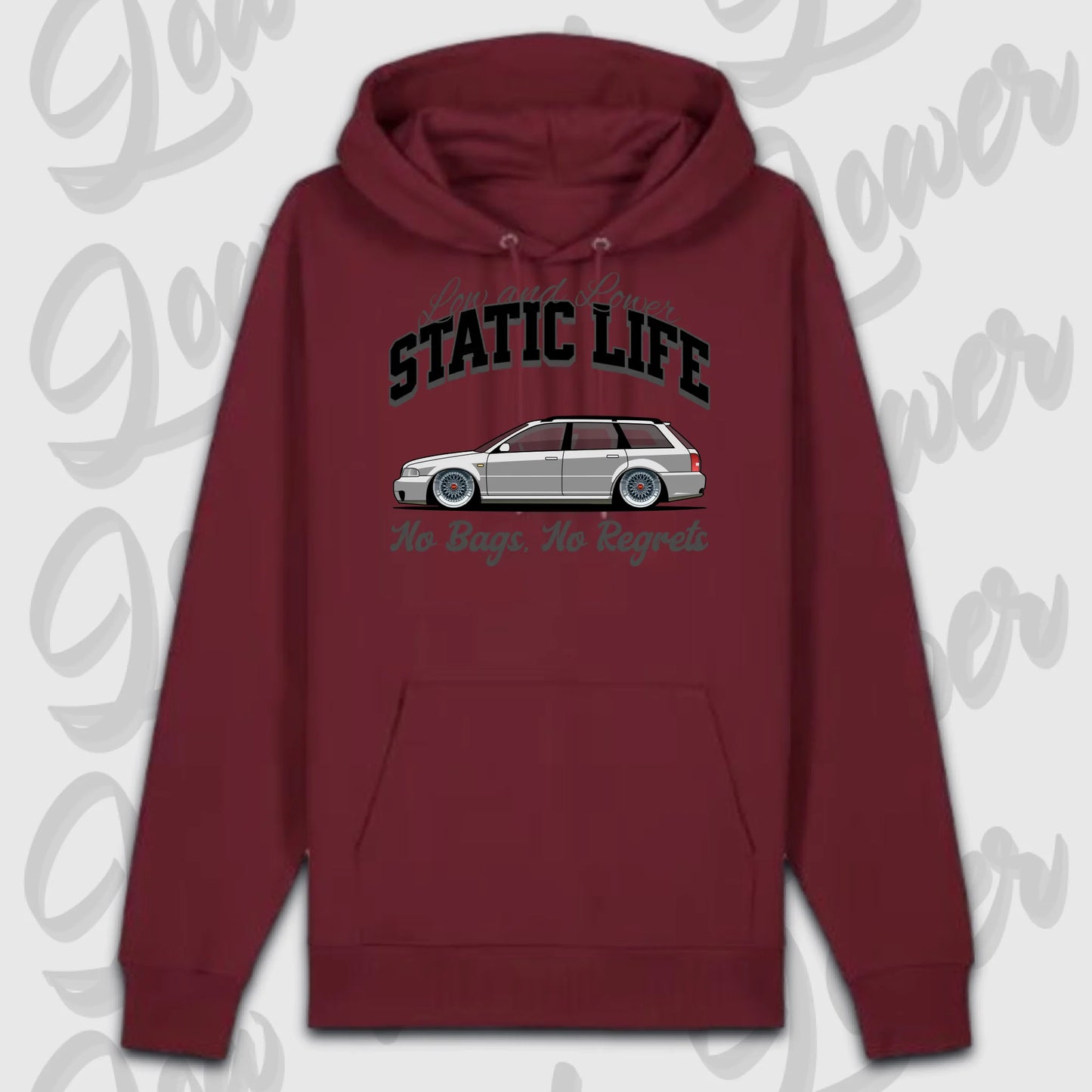 Premium hoodie Burgunds