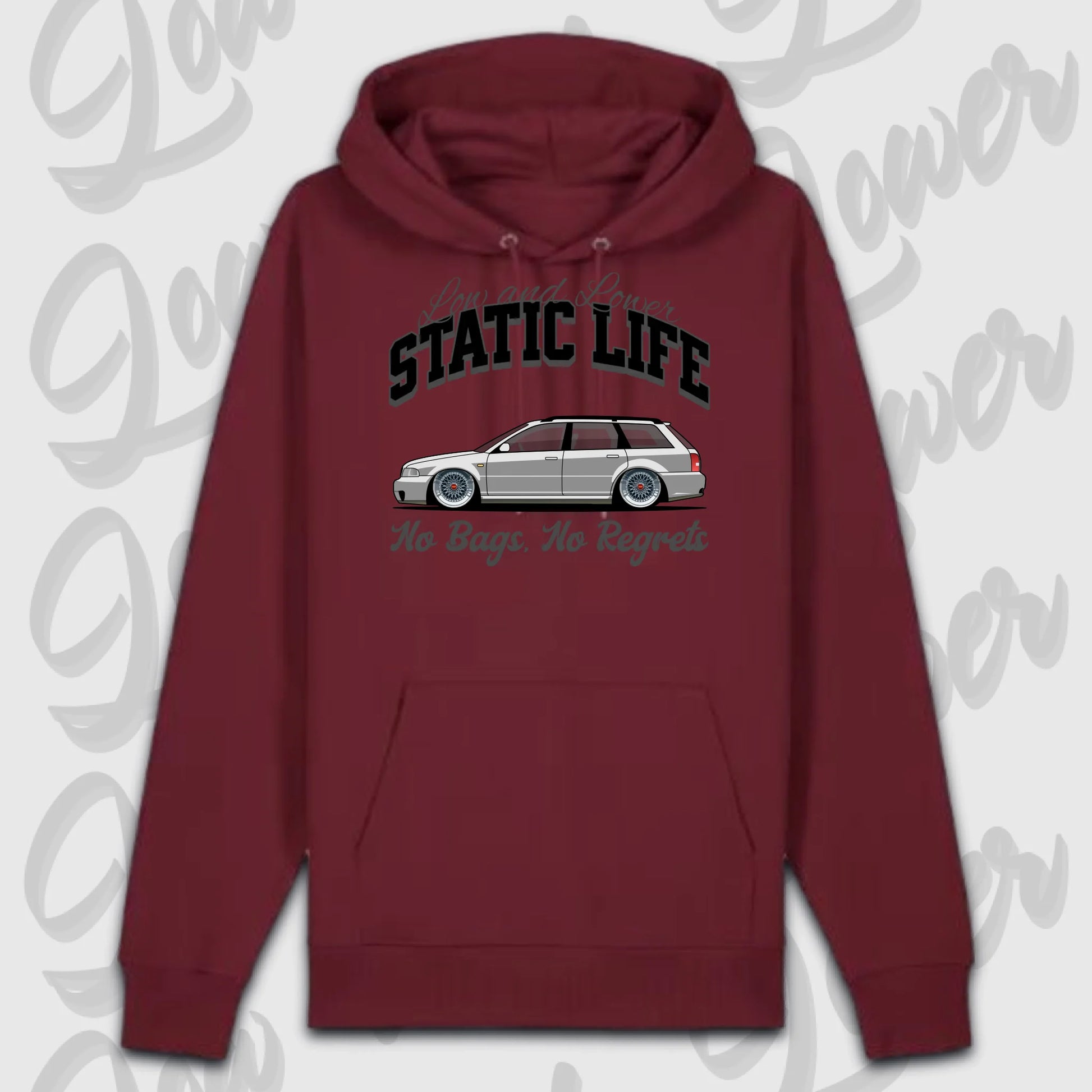 Premium hoodie Burgunds