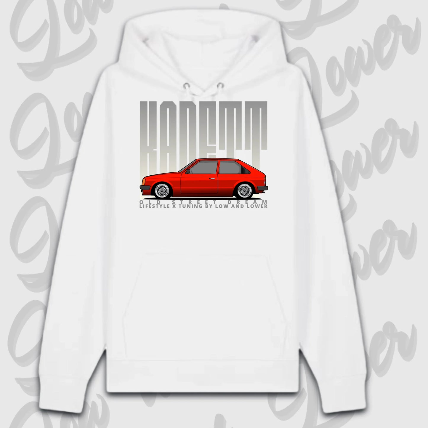 Premium hoodie weiß