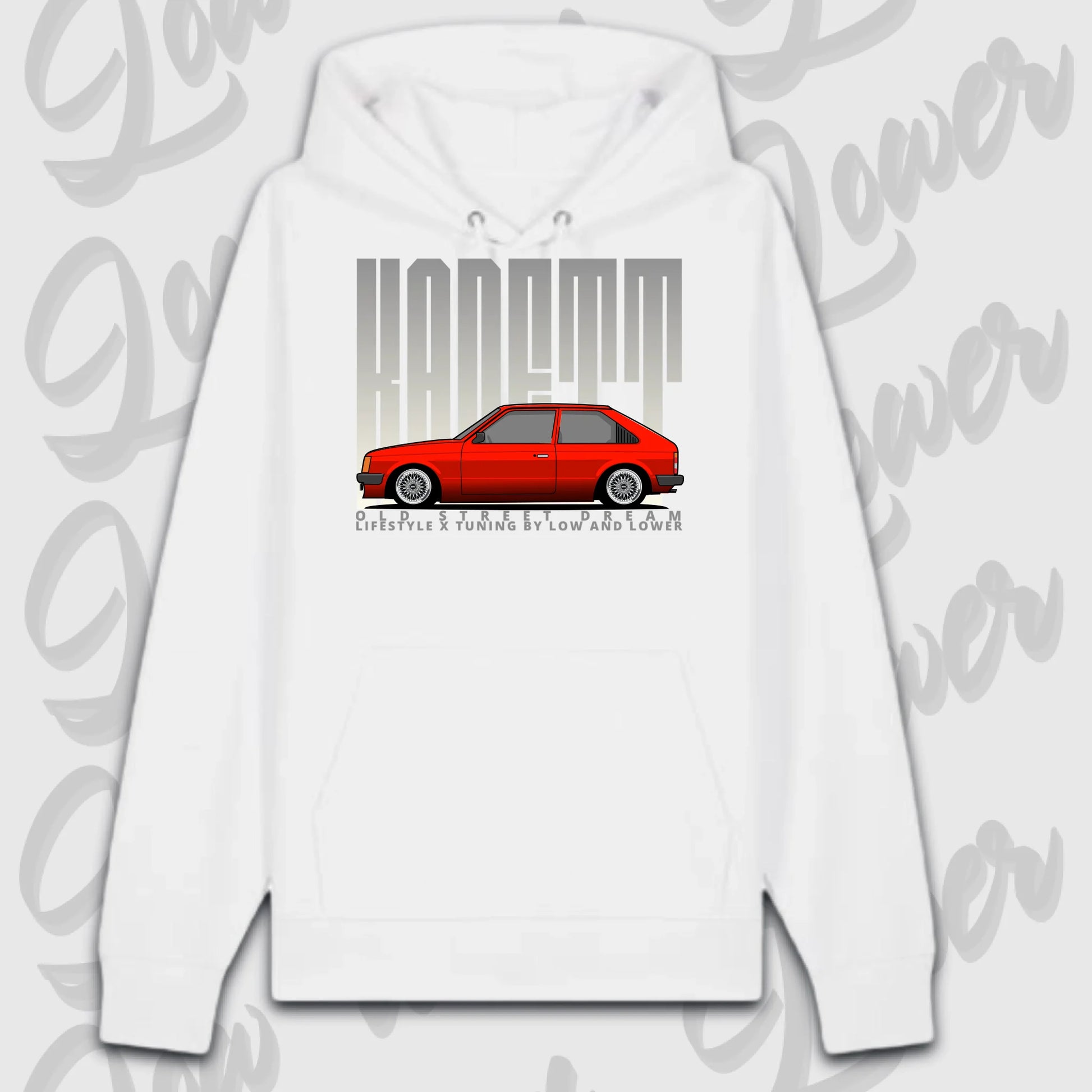 Premium hoodie weiß