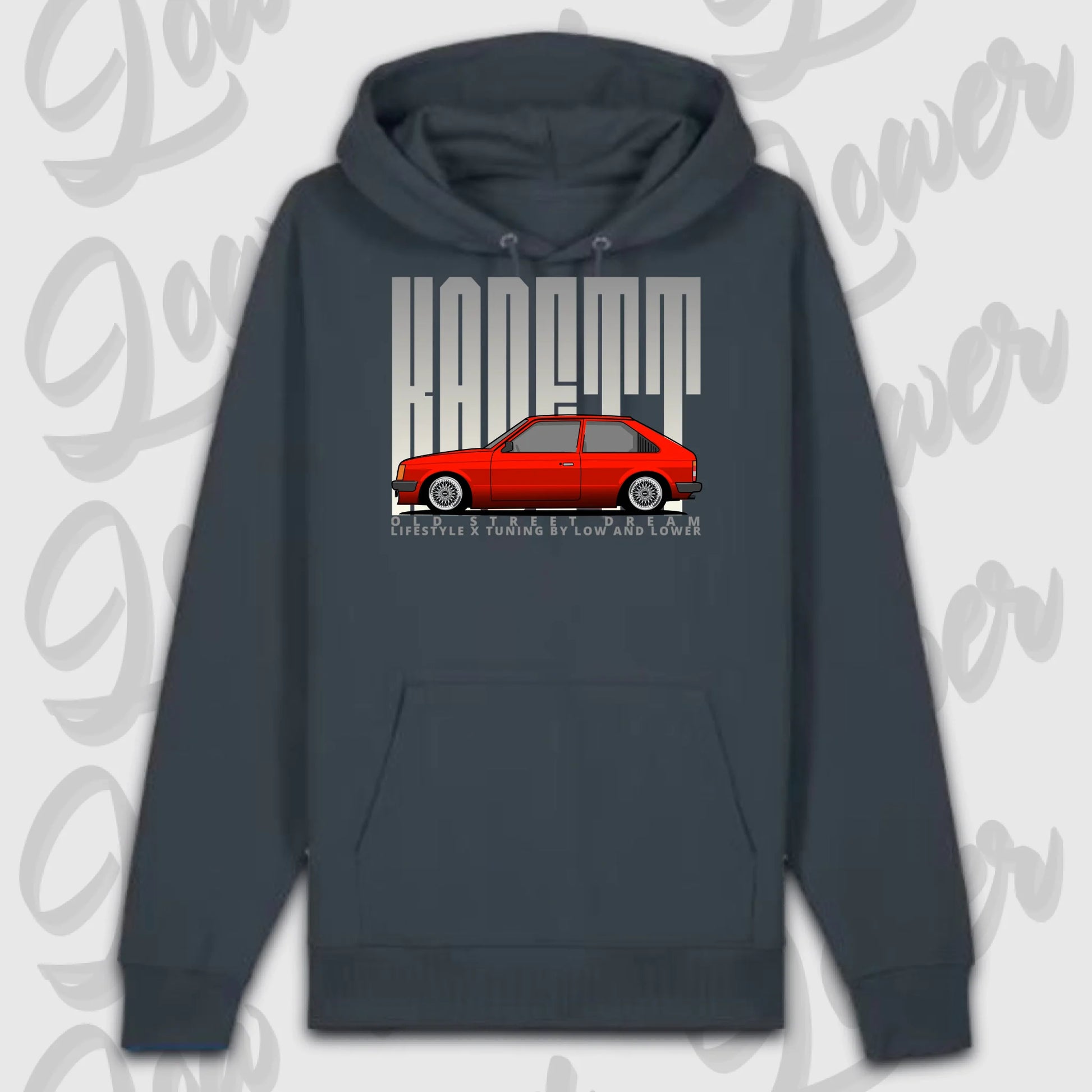Premium hoodie grau