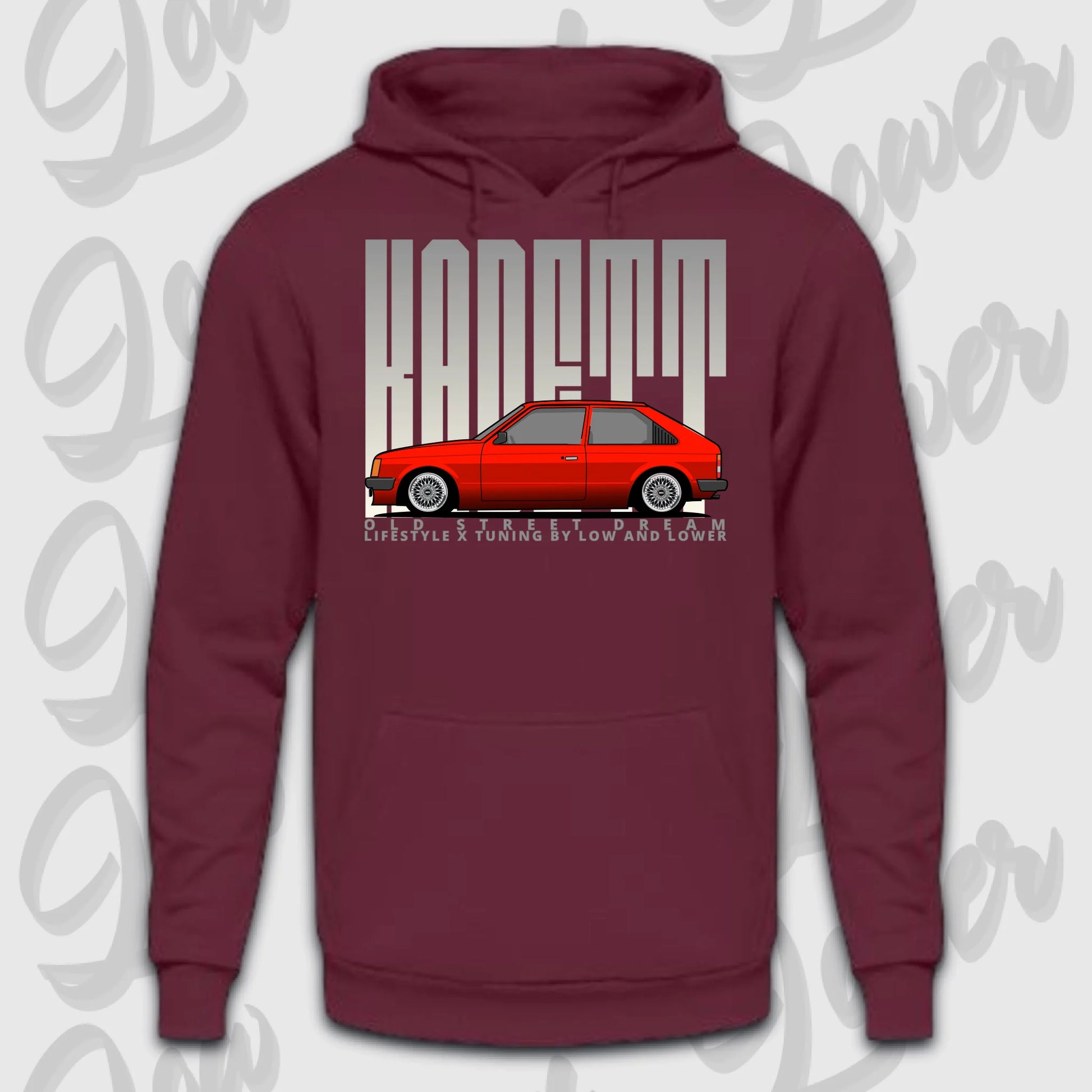 Standard hoodie Burgunds