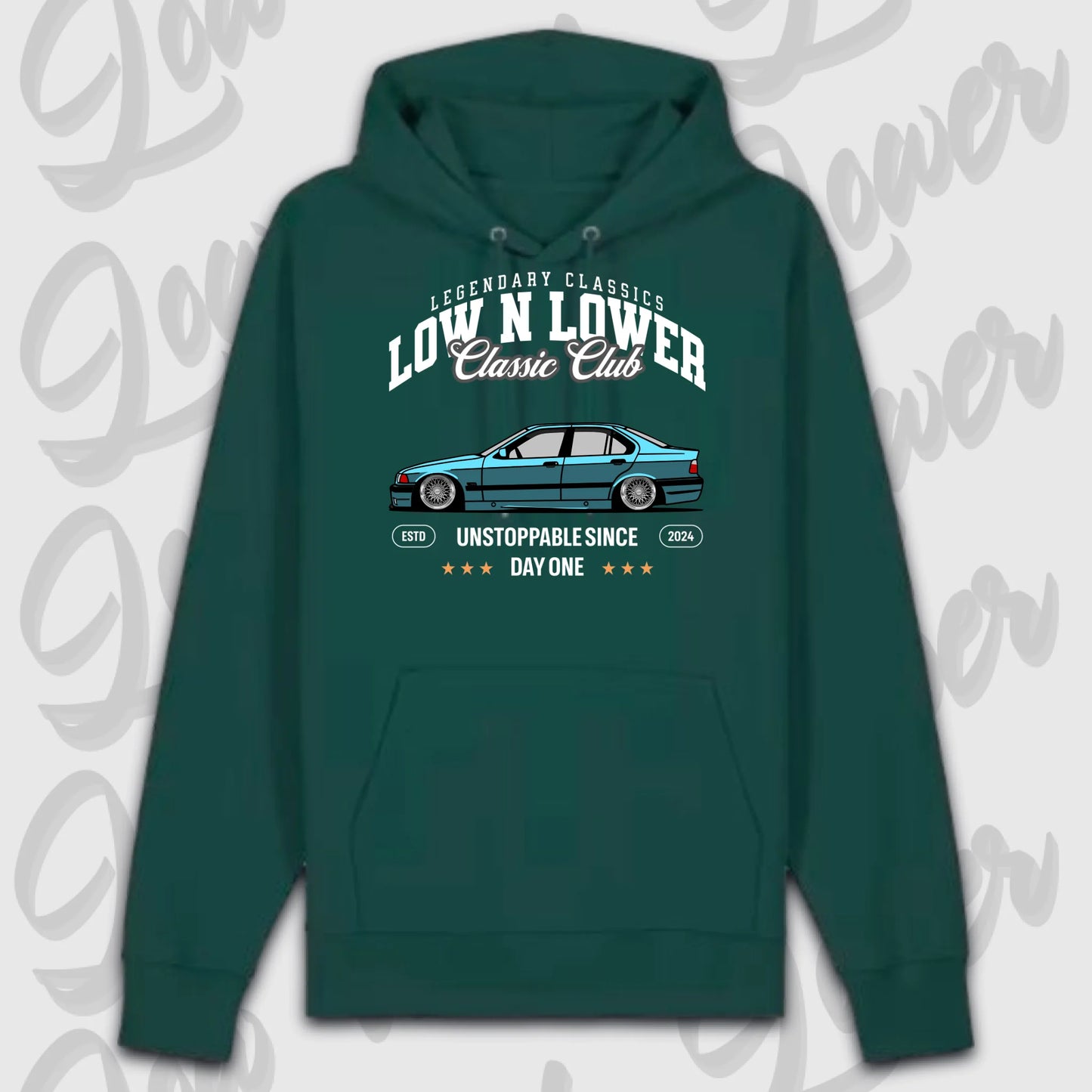 Premium hoodie grün