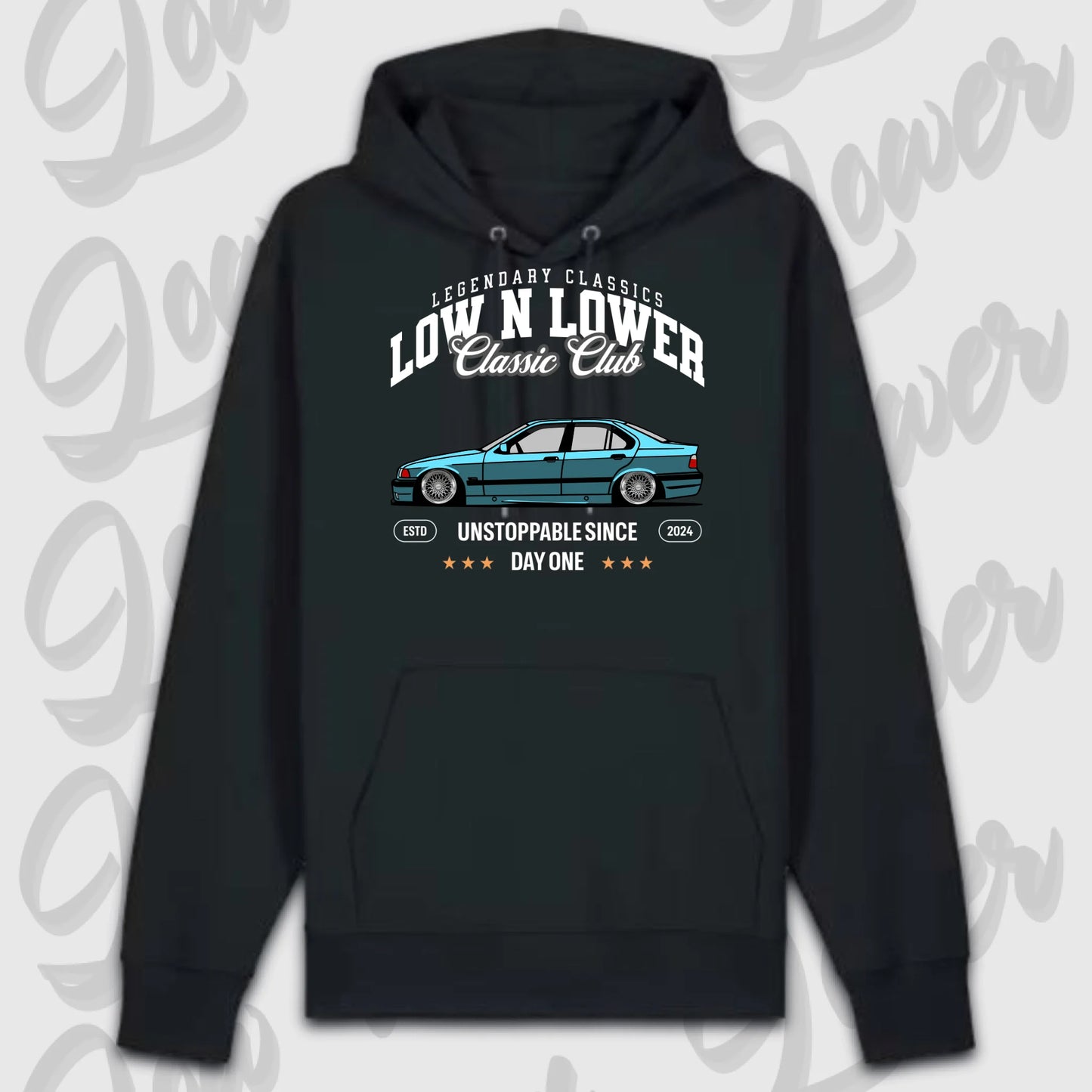 Premium hoodie schwarz