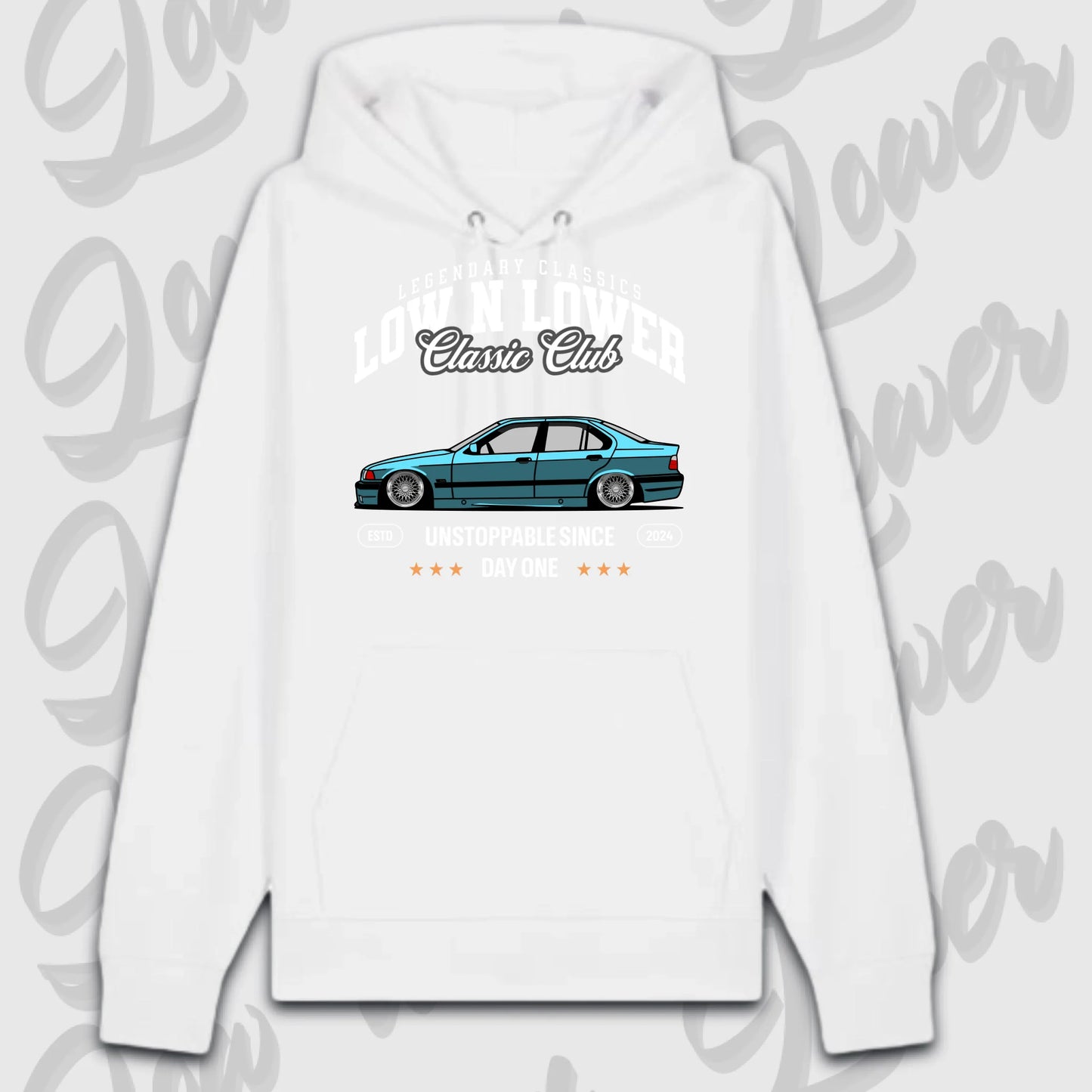 Premium hoodie weiß