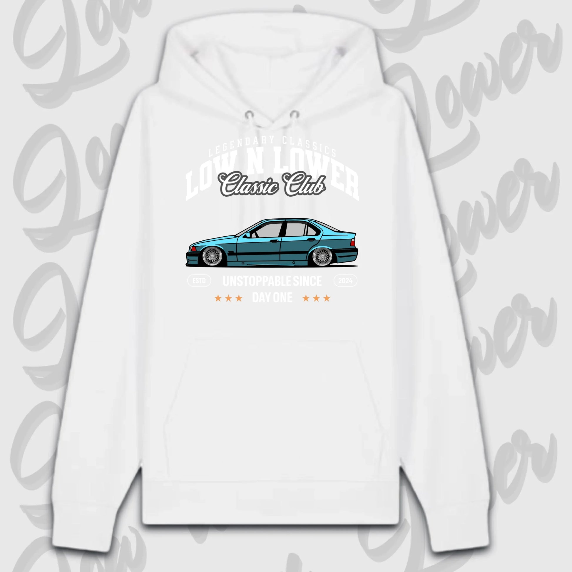 Premium hoodie weiß