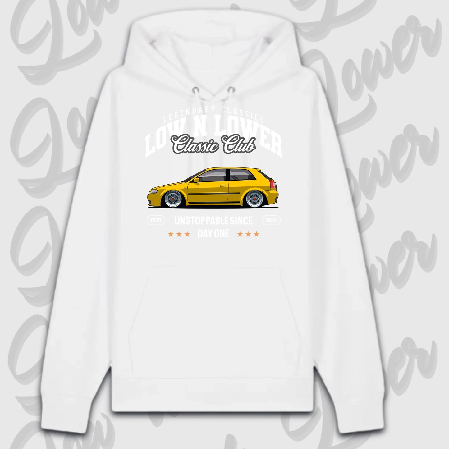 Premium hoodie weiß