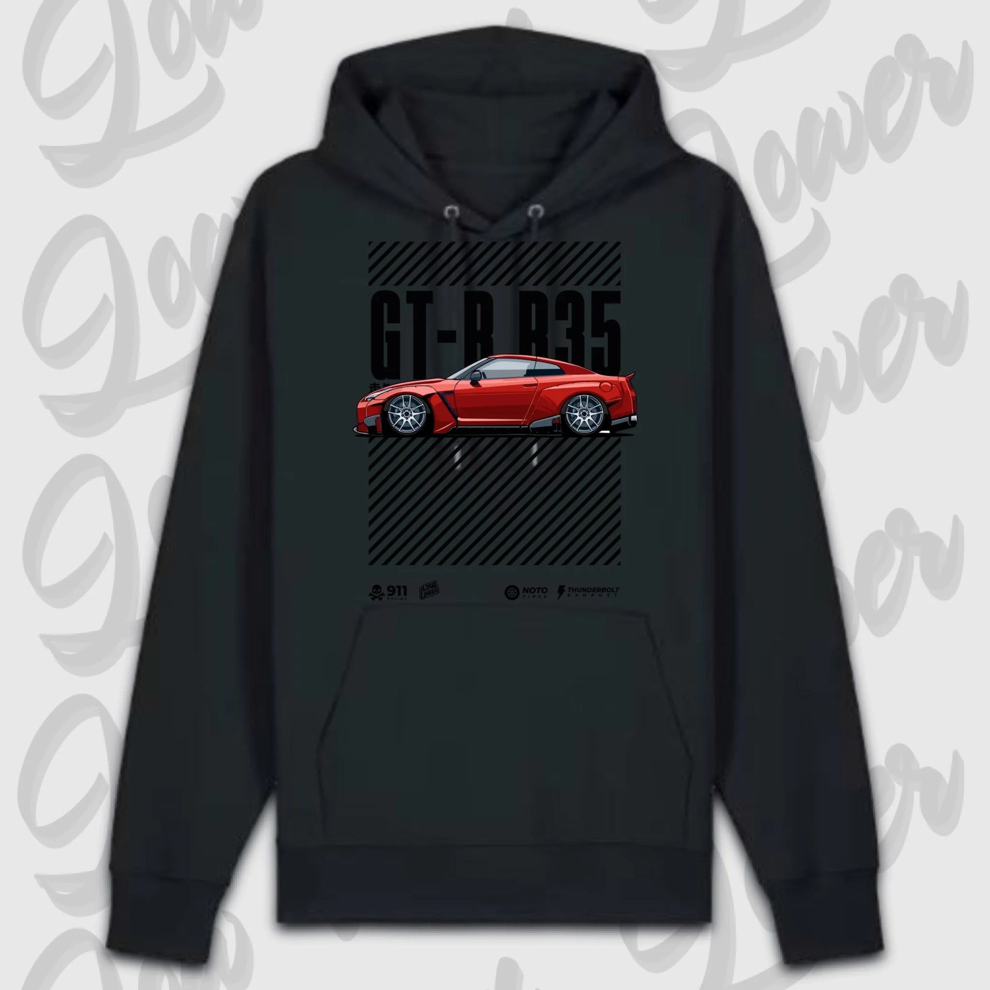 Premium hoodie schwarz