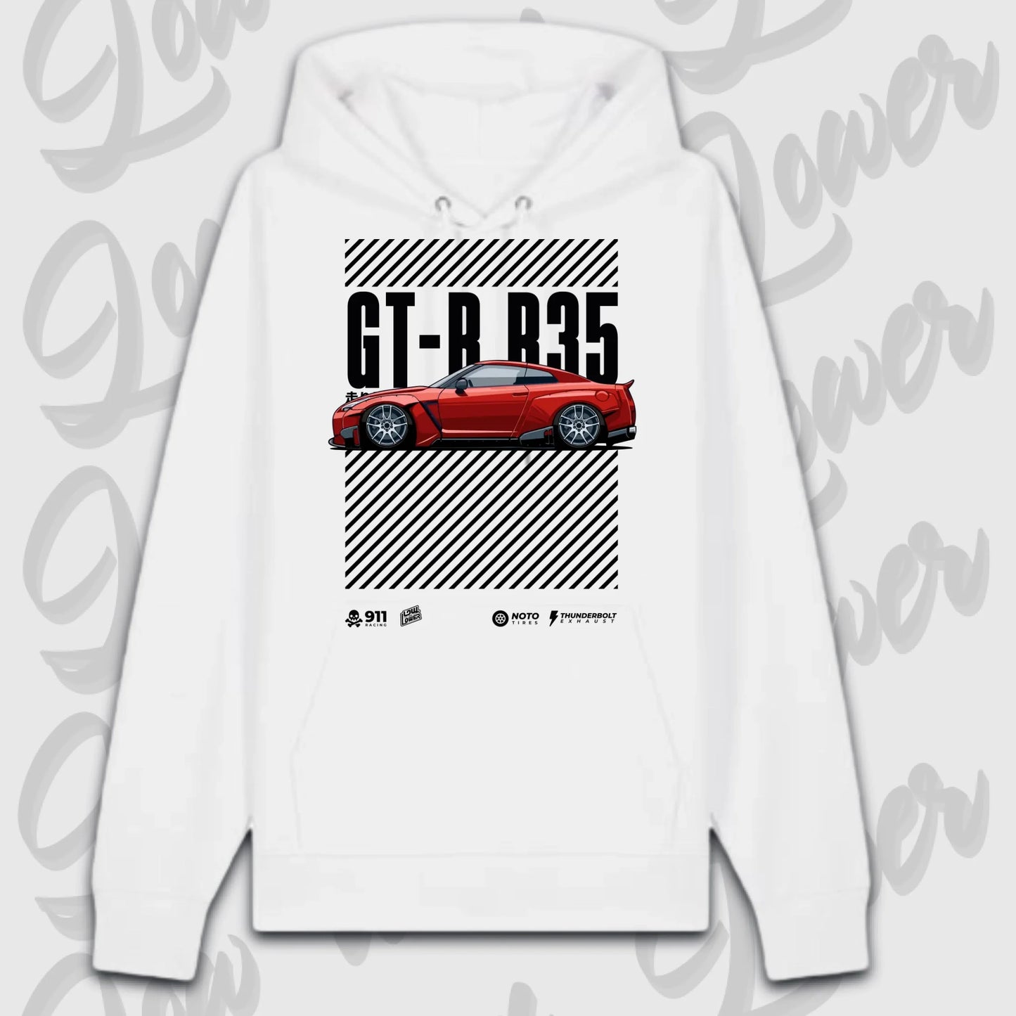 Premium hoodie weiß