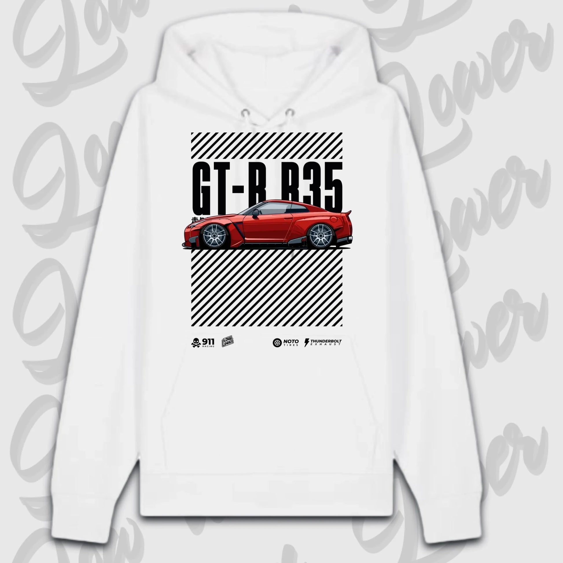 Premium hoodie weiß