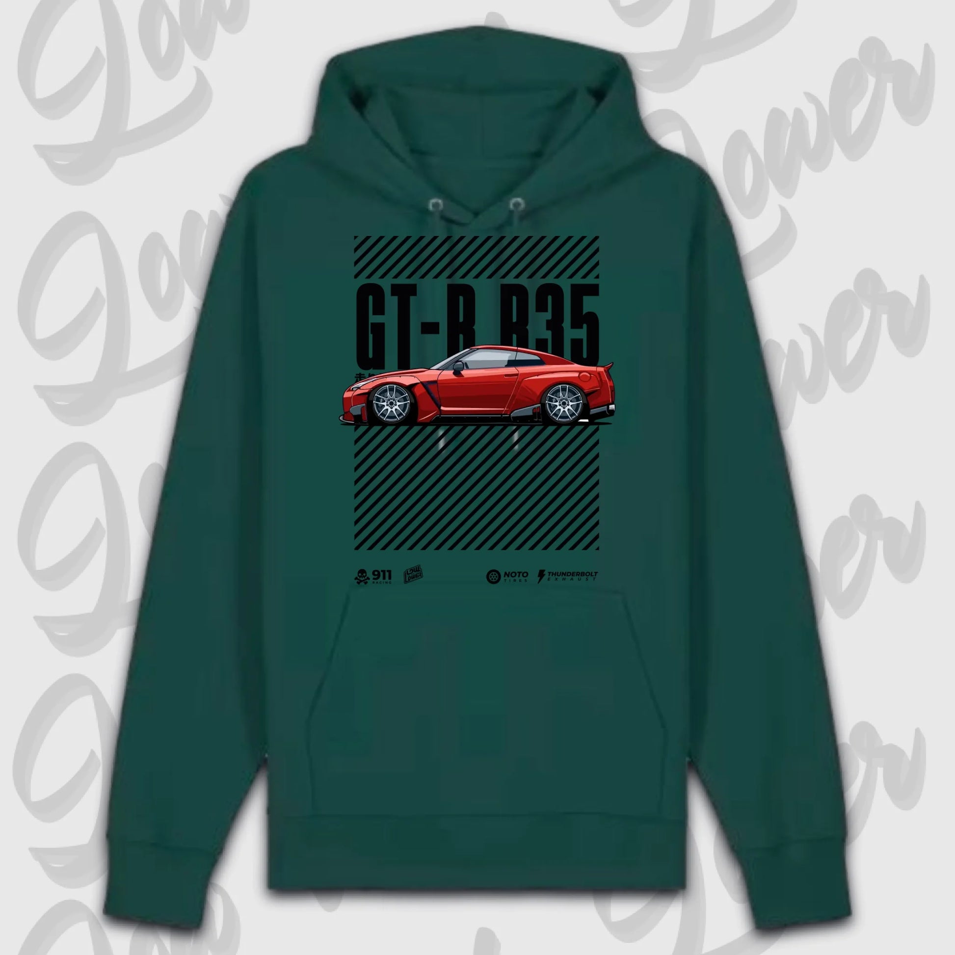 Premium hoodie grün