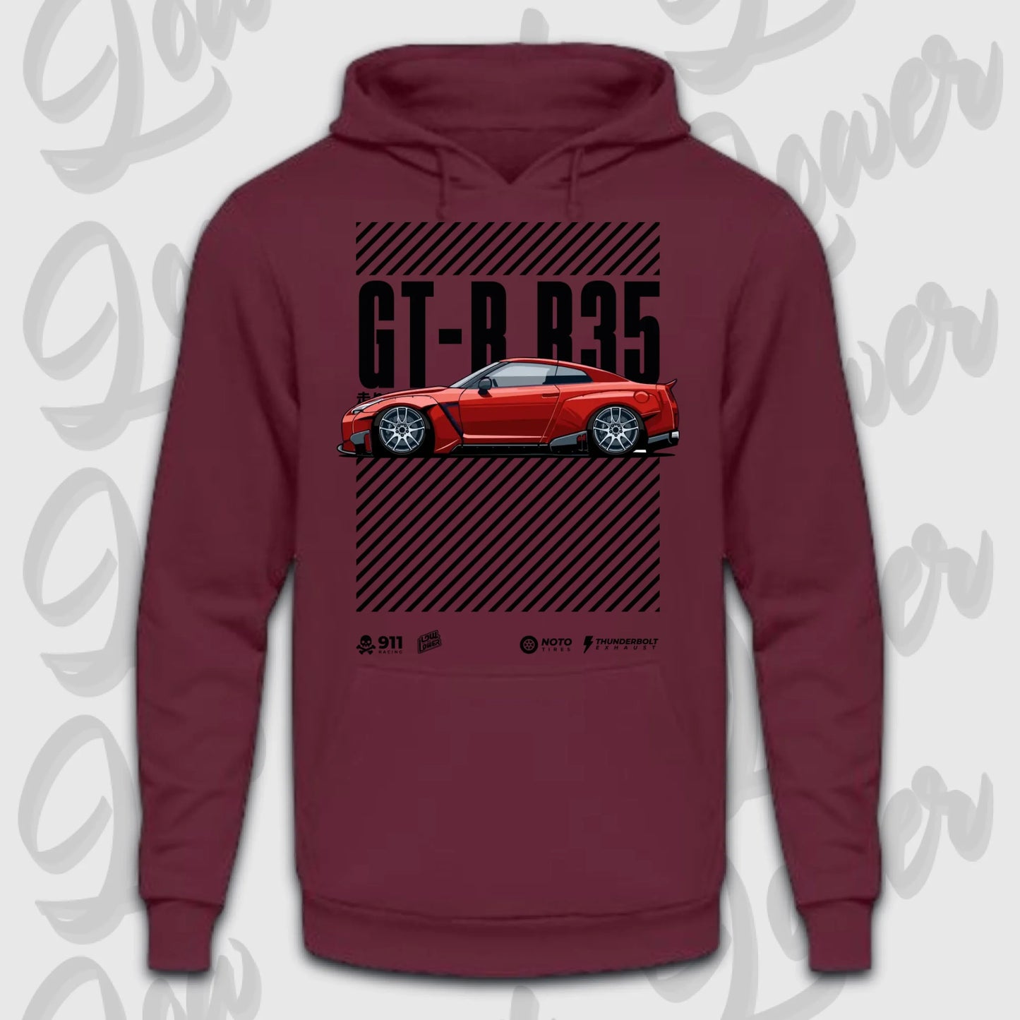 Standard hoodie Burgunds