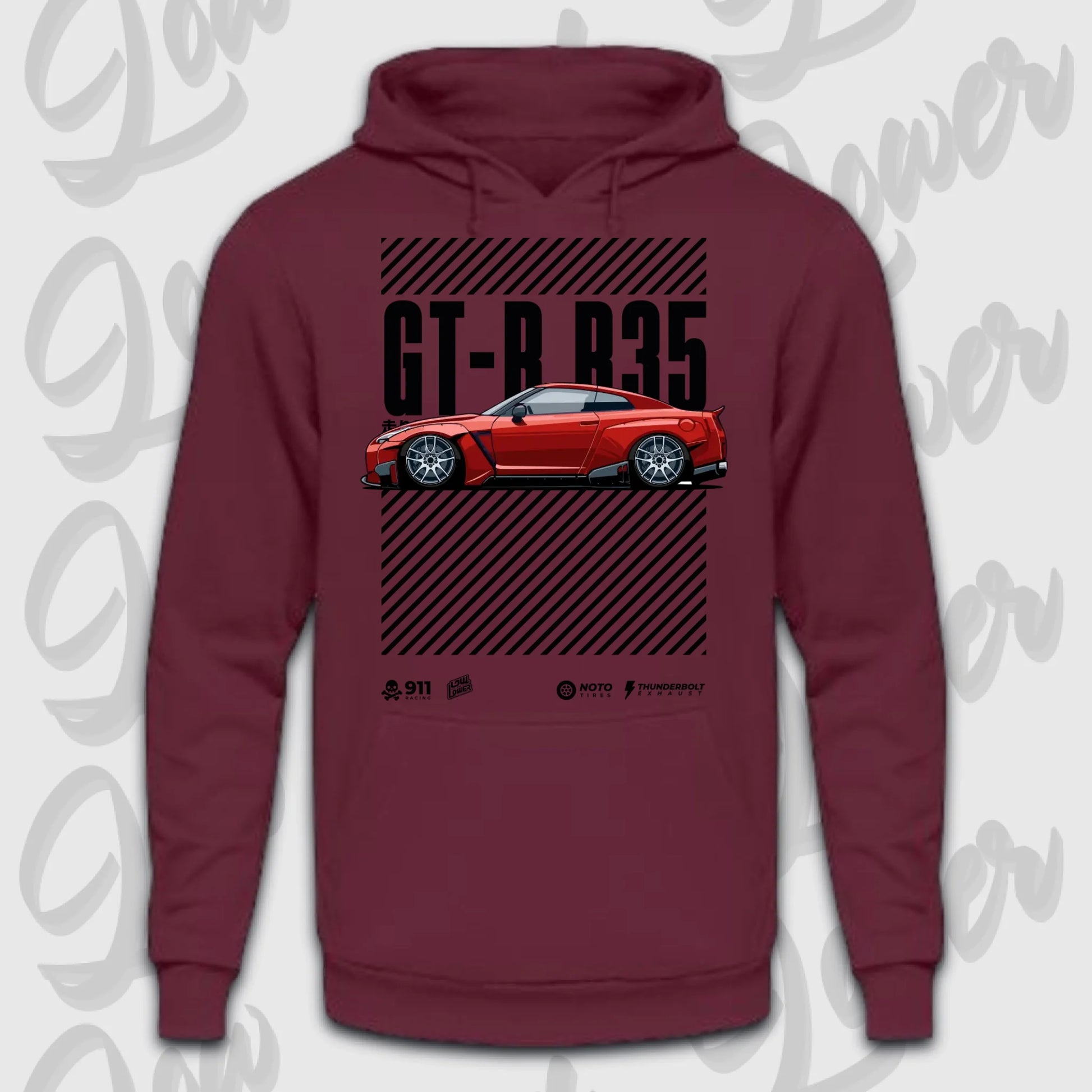 Standard hoodie Burgunds