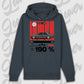 Premium hoodie grau