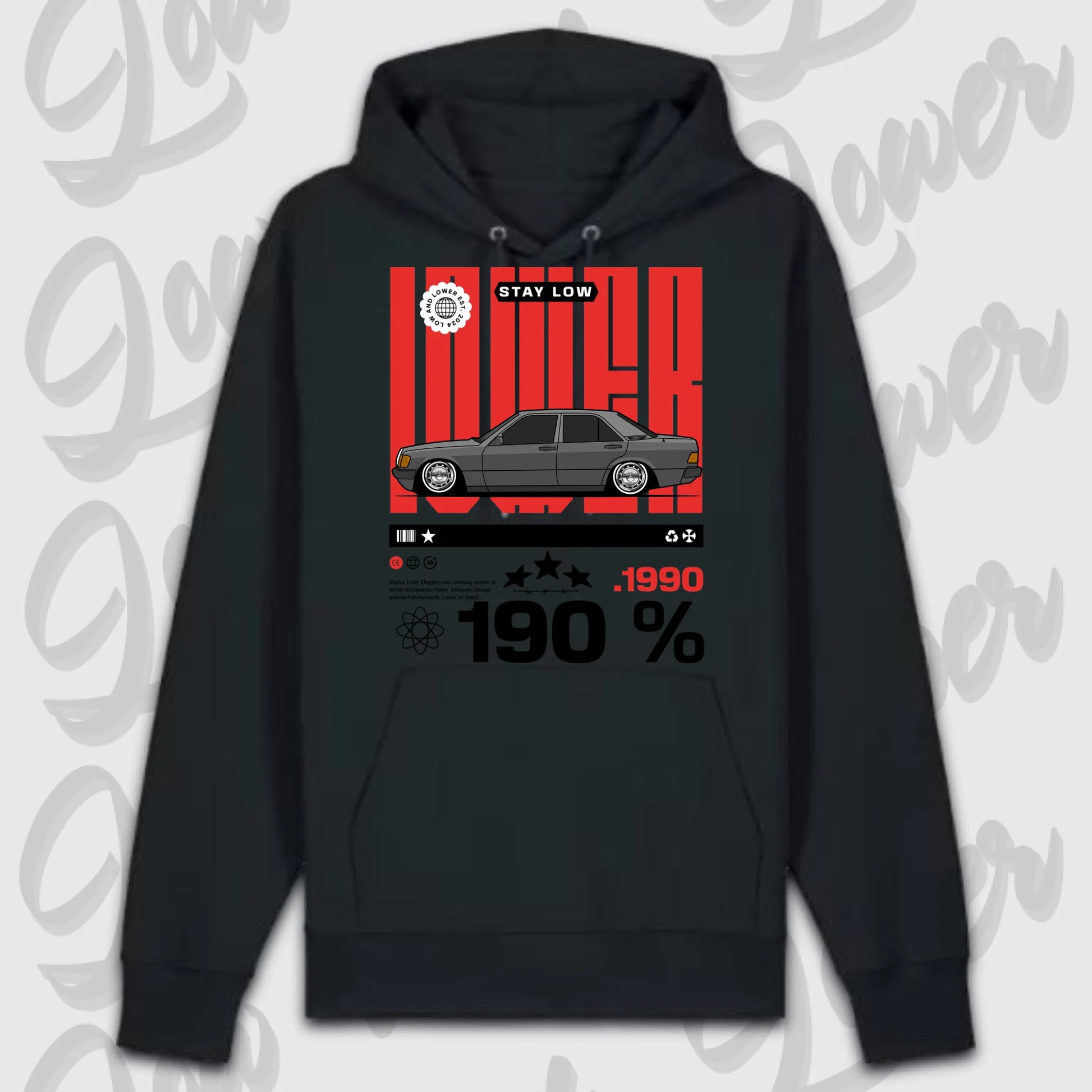 Premium hoodie schwarz