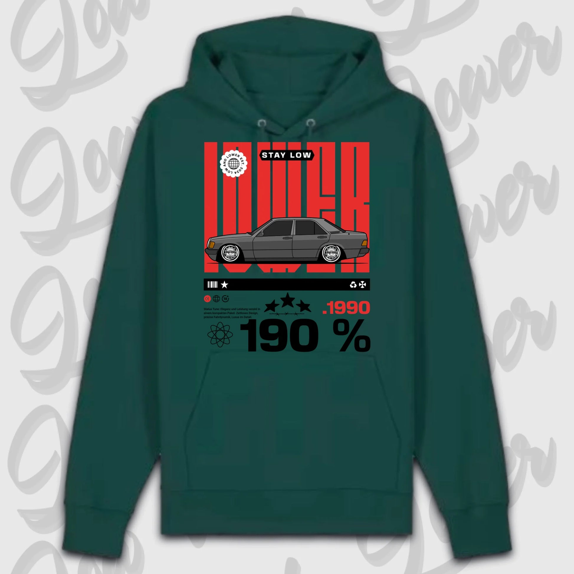 Premium hoodie grün