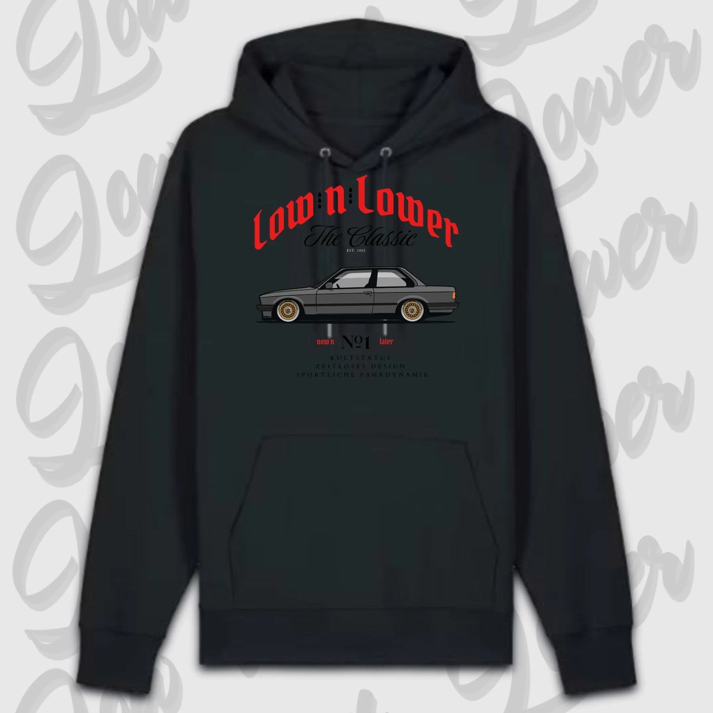 Premium hoodie schwarz