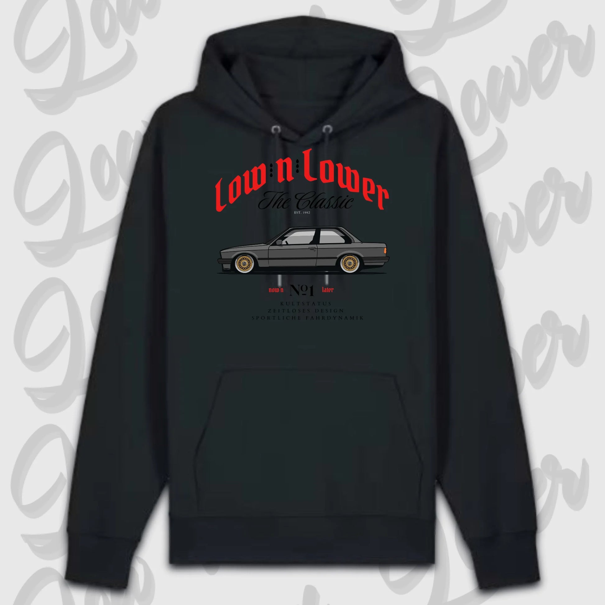 Premium hoodie schwarz