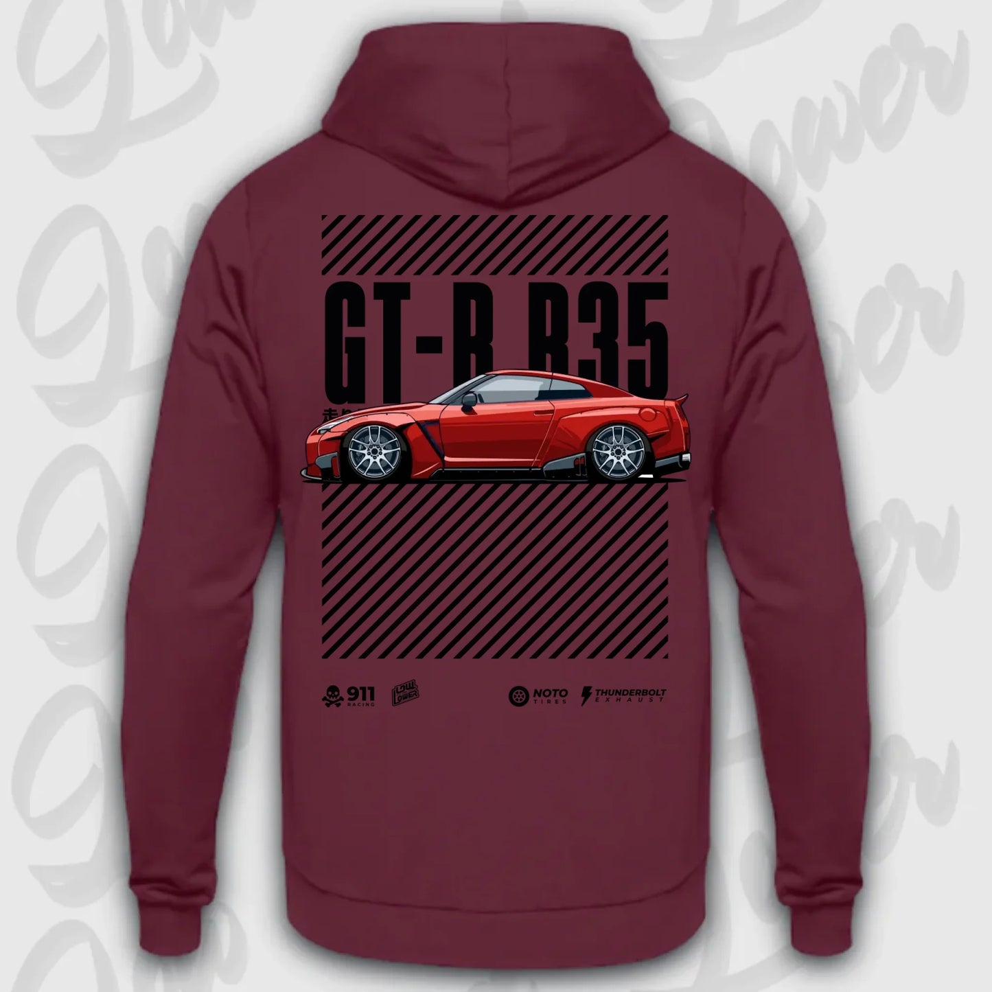 Mockup Stand hoodie teeinblue - Shirt 4