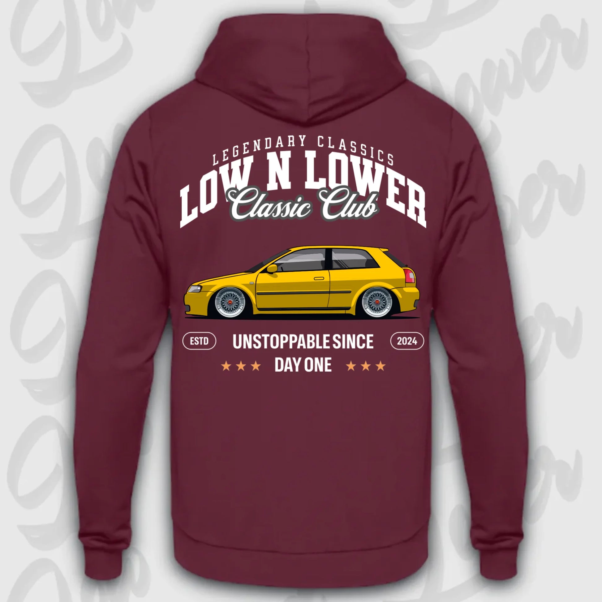 Mockup Stand hoodie teeinblue - Shirt 4