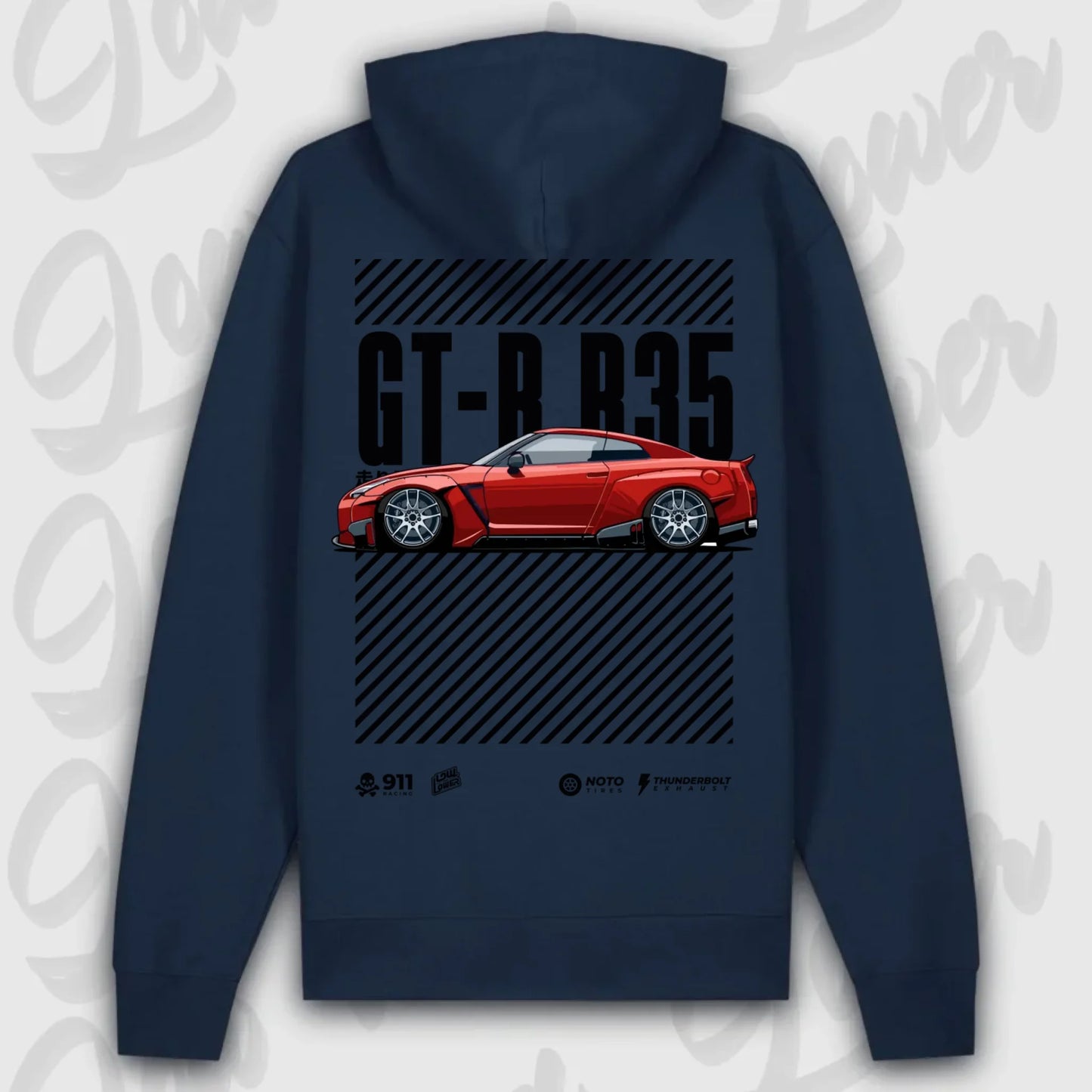 Mockup Premium Hoodie teeinblue - Shirt stand 2