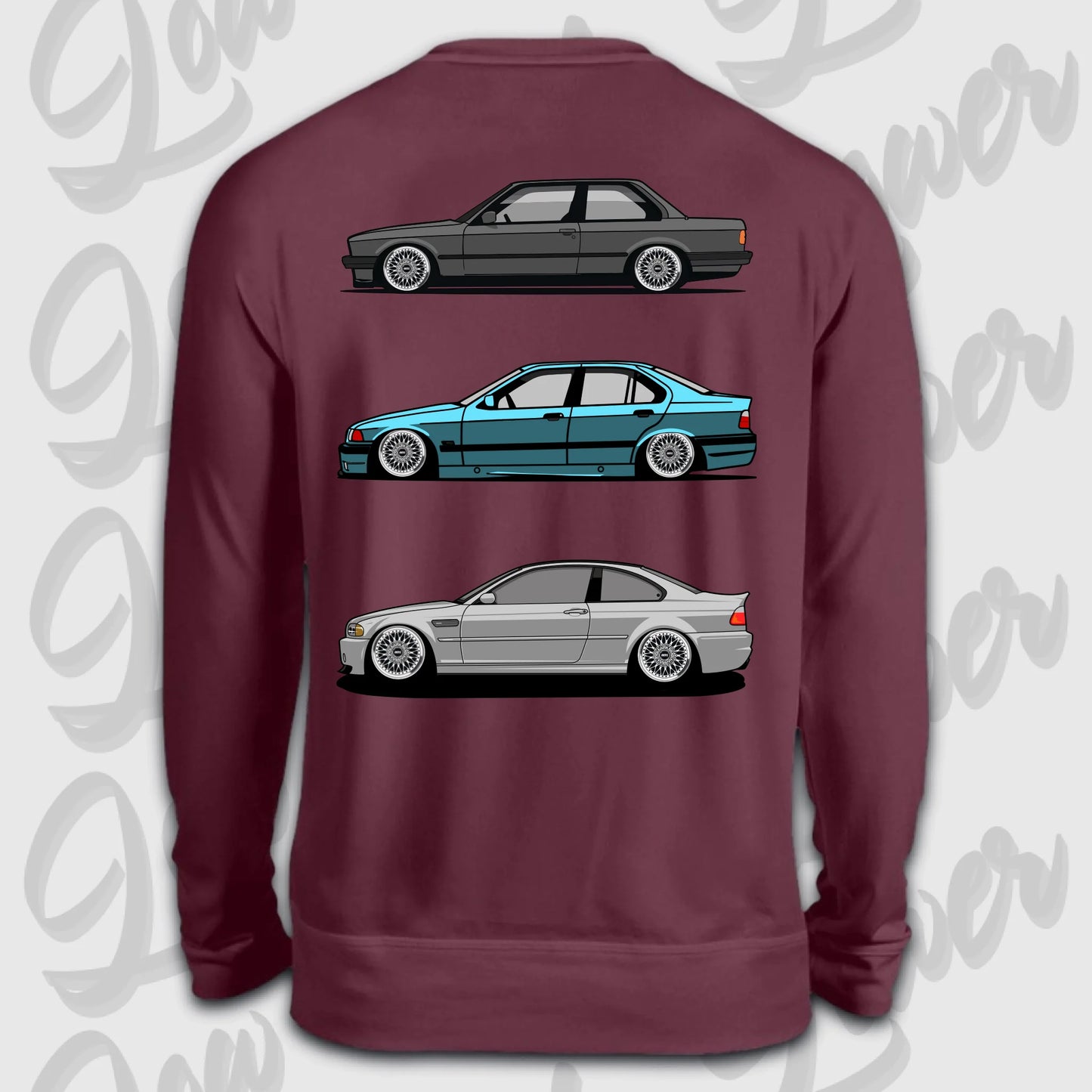 Sweater Burgund back