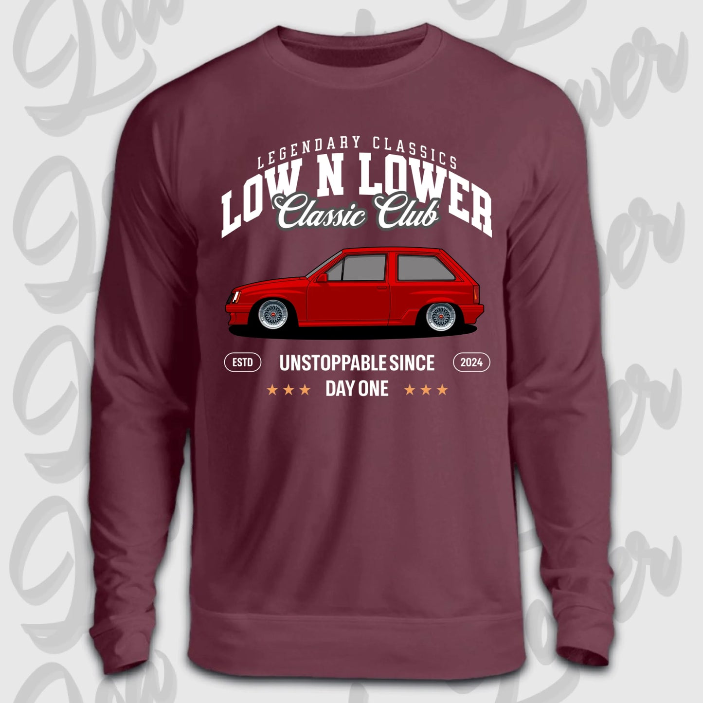 Sweater Burgunds Front