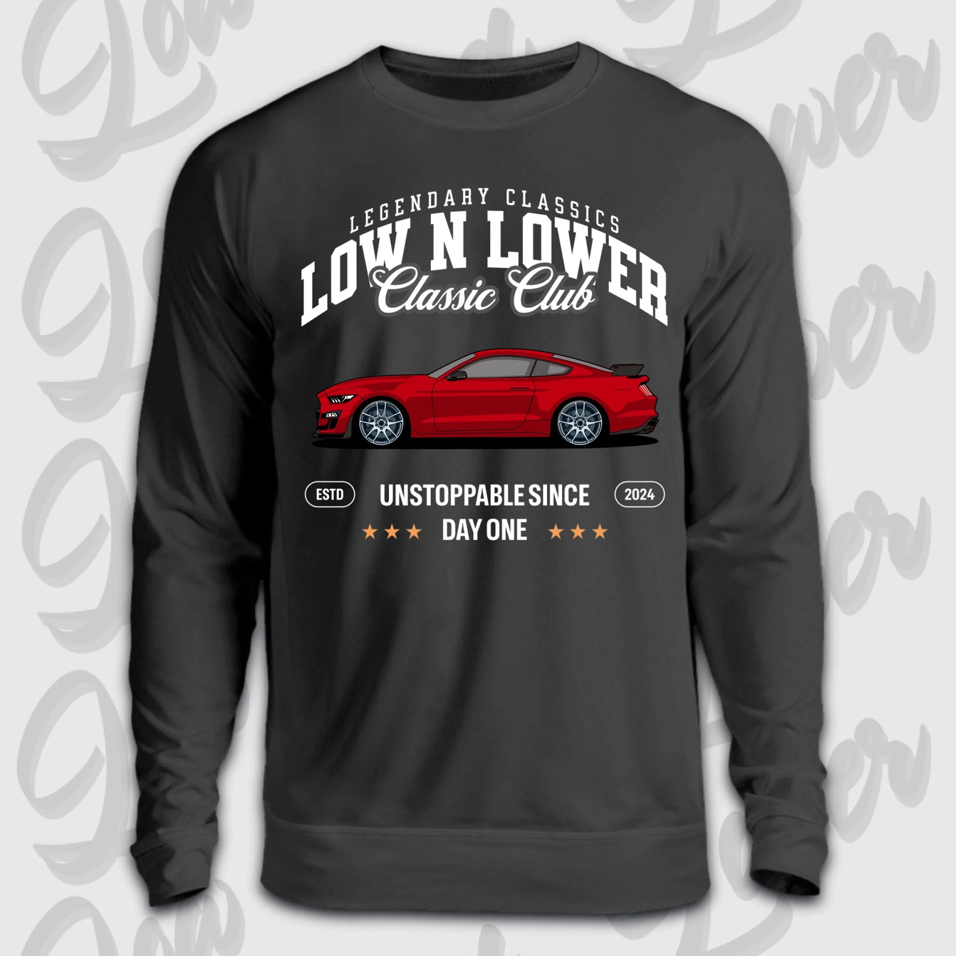 Sweater Front schwarz 