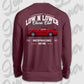 Sweater Burgund back
