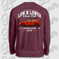 Sweater Burgund back