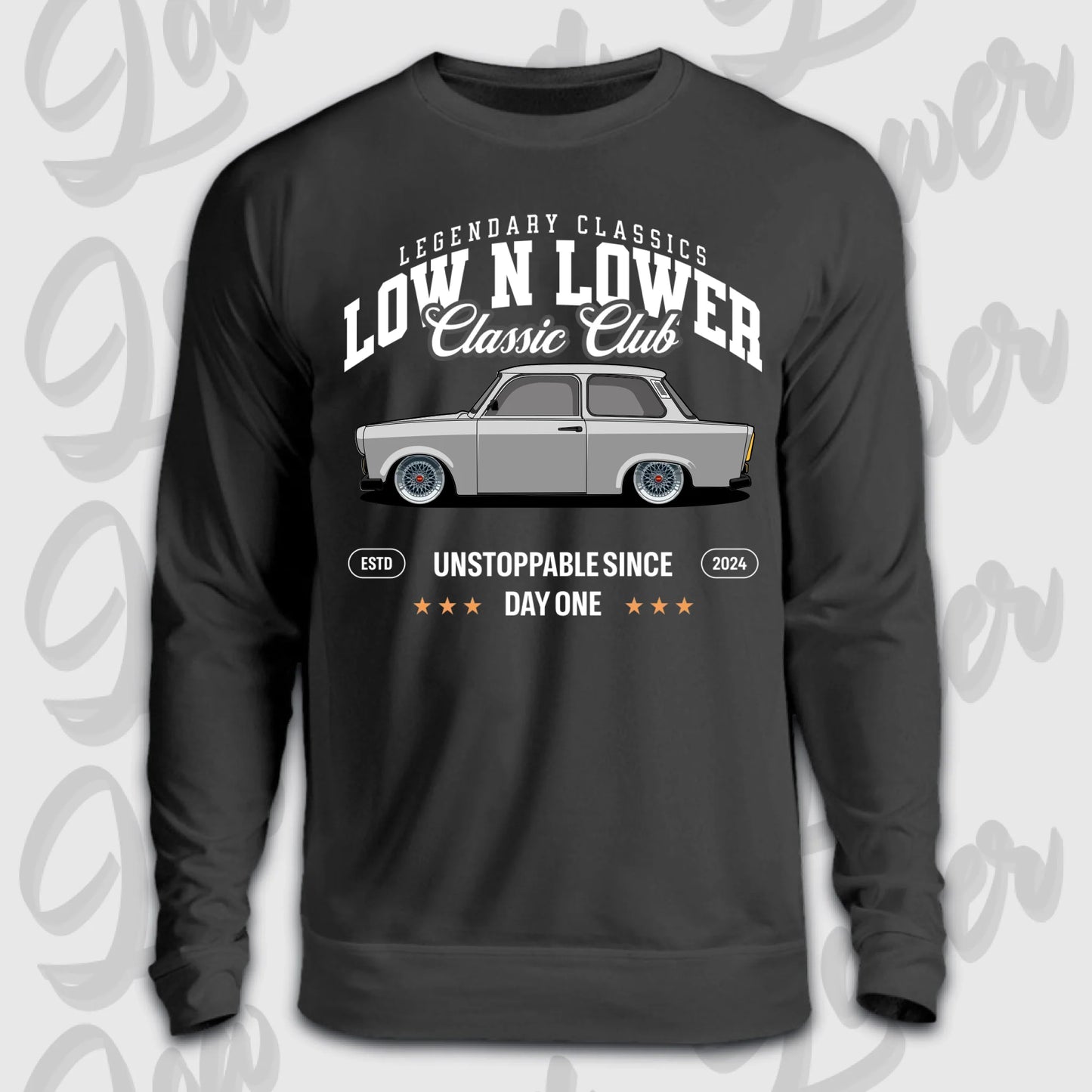 Sweater Front schwarz 