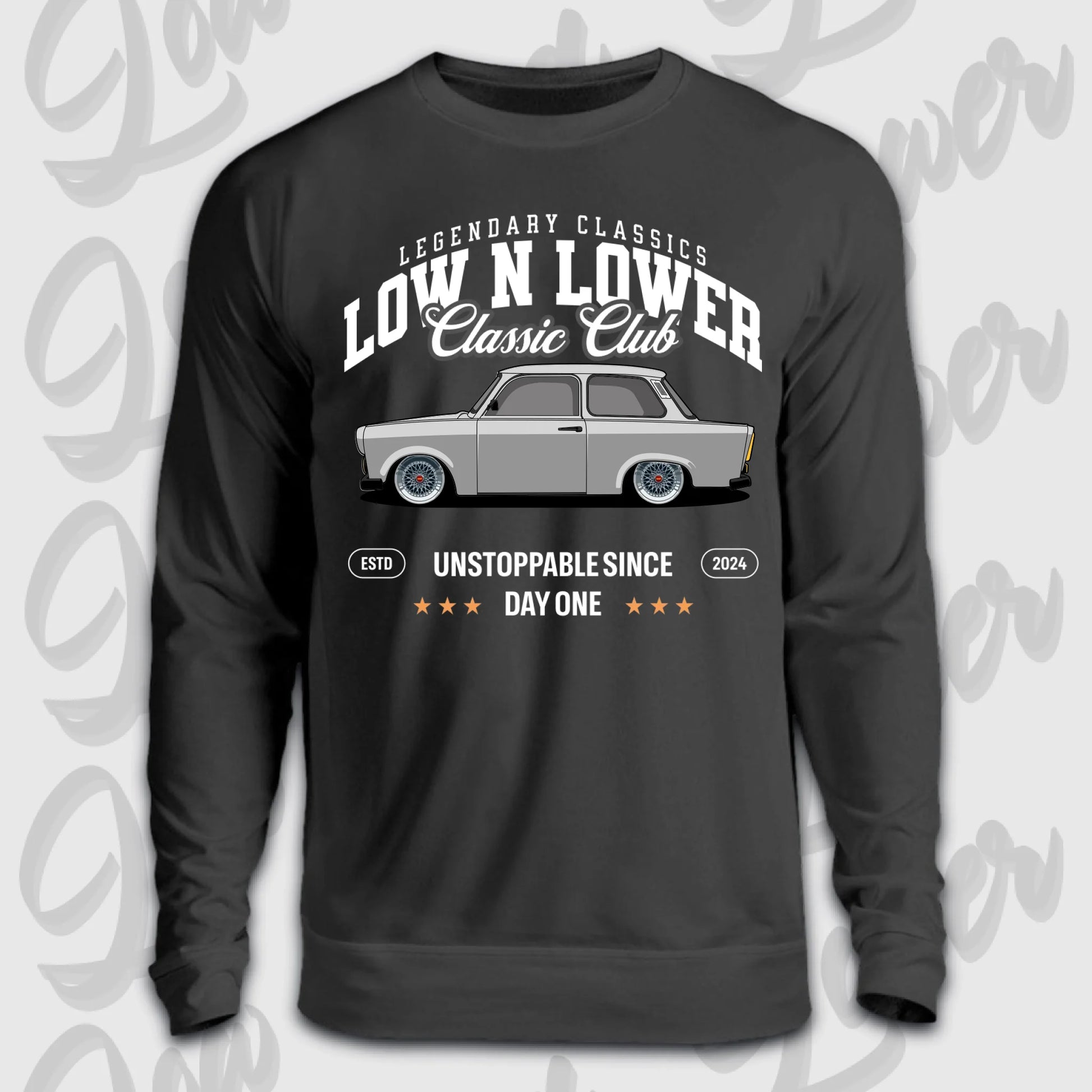 Sweater Front schwarz 