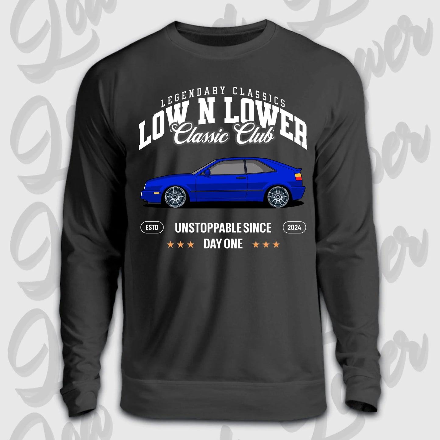 Sweater Front schwarz 