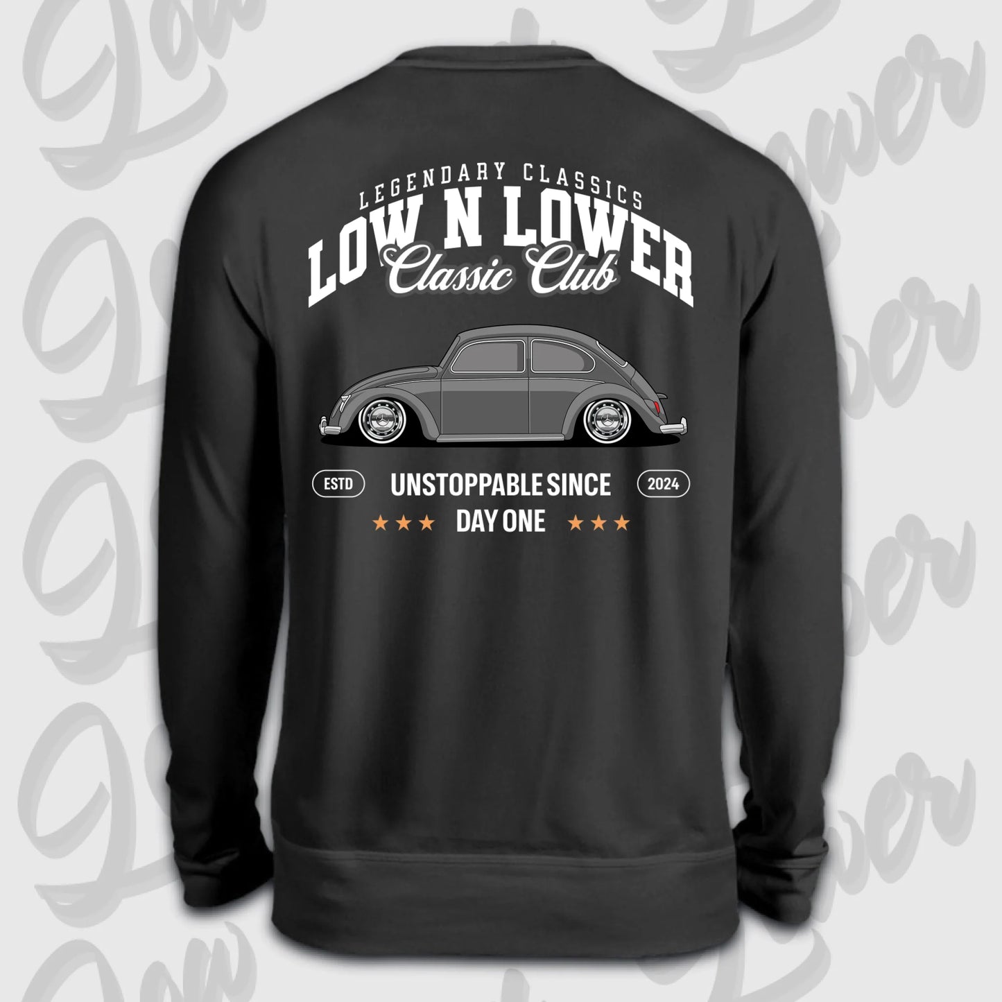 Sweater schwarz back
