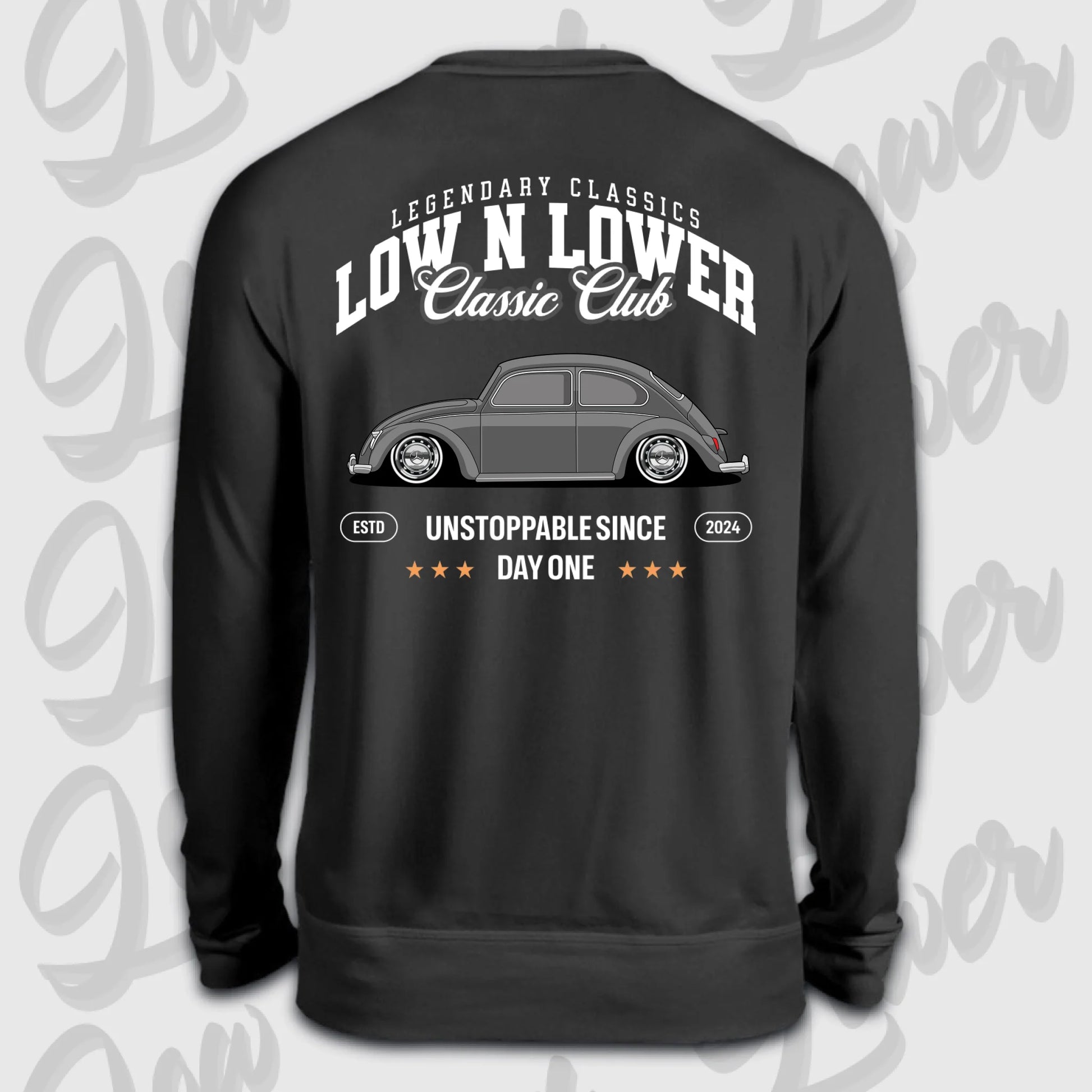 Sweater schwarz back