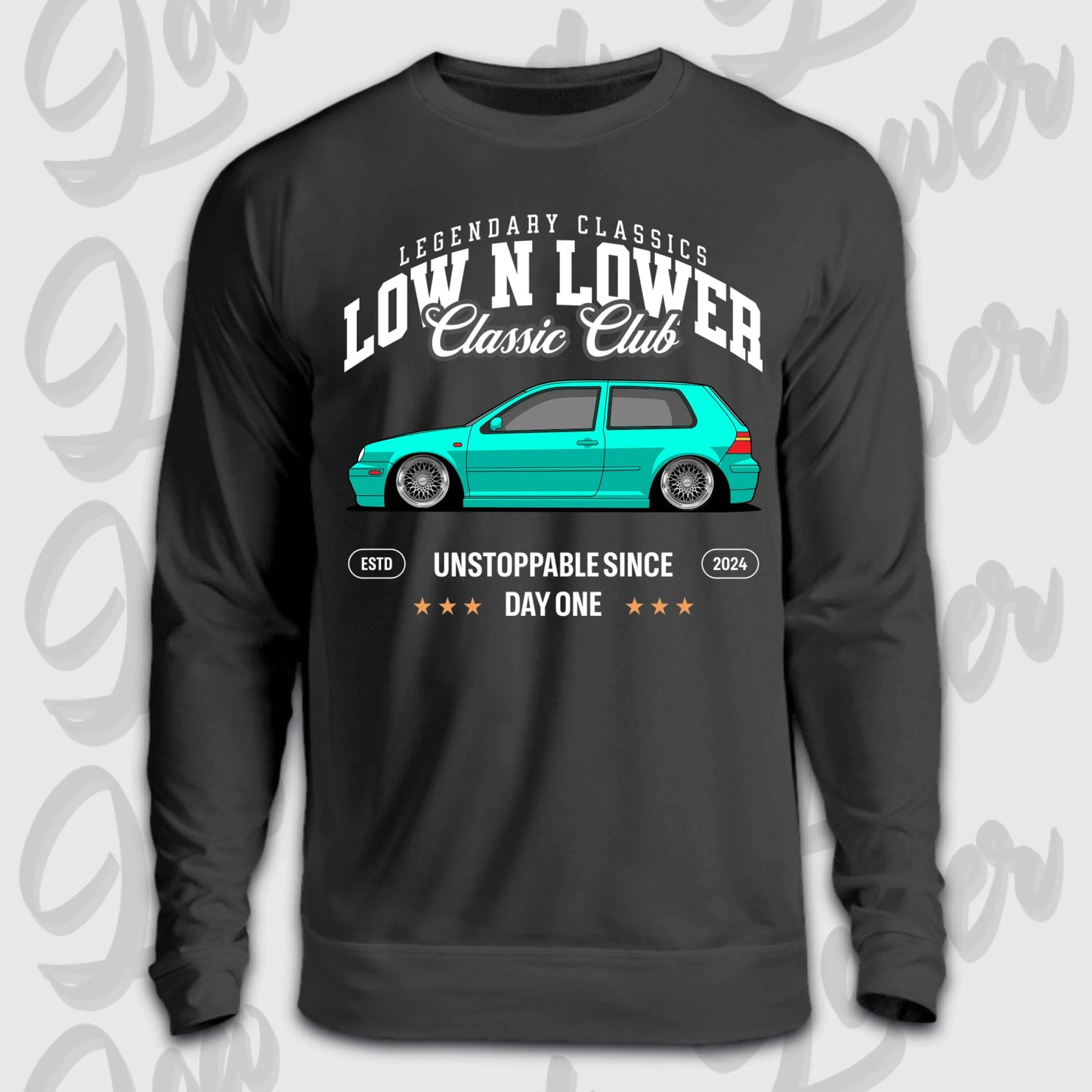 Sweater Front schwarz 