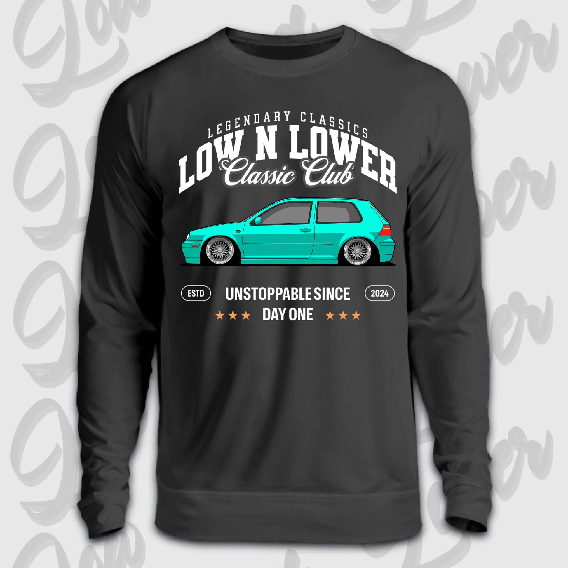 Sweater Front schwarz 