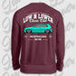 Sweater Burgund back