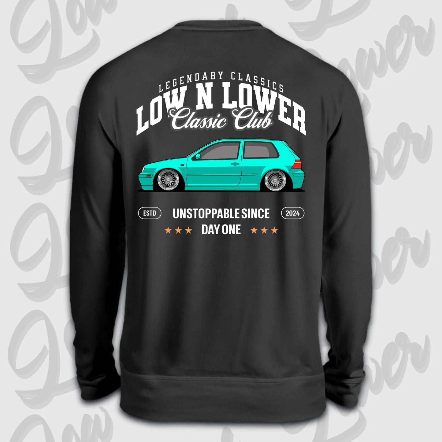 Sweater schwarz back