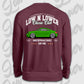 Sweater Burgund back