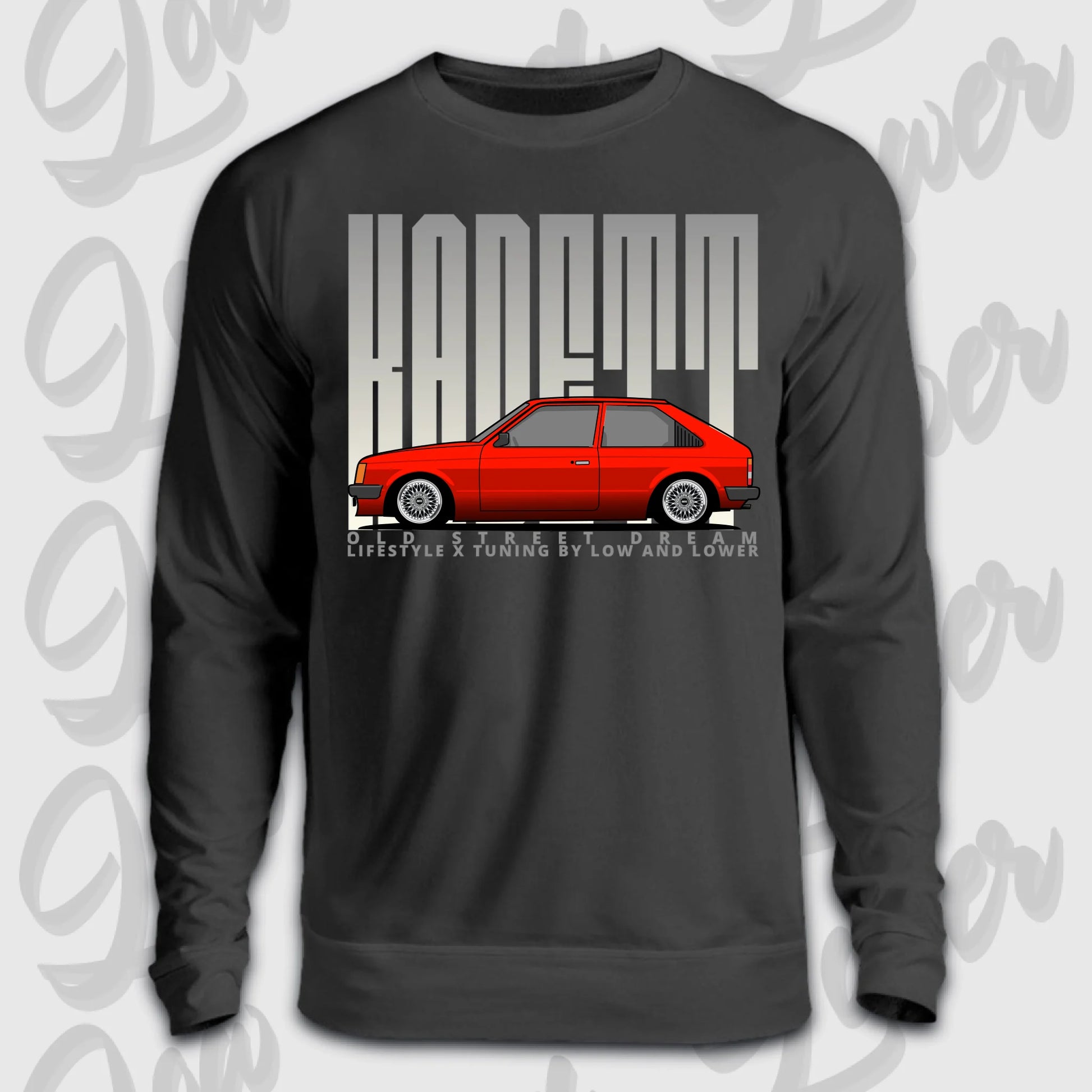 Sweater Front schwarz 