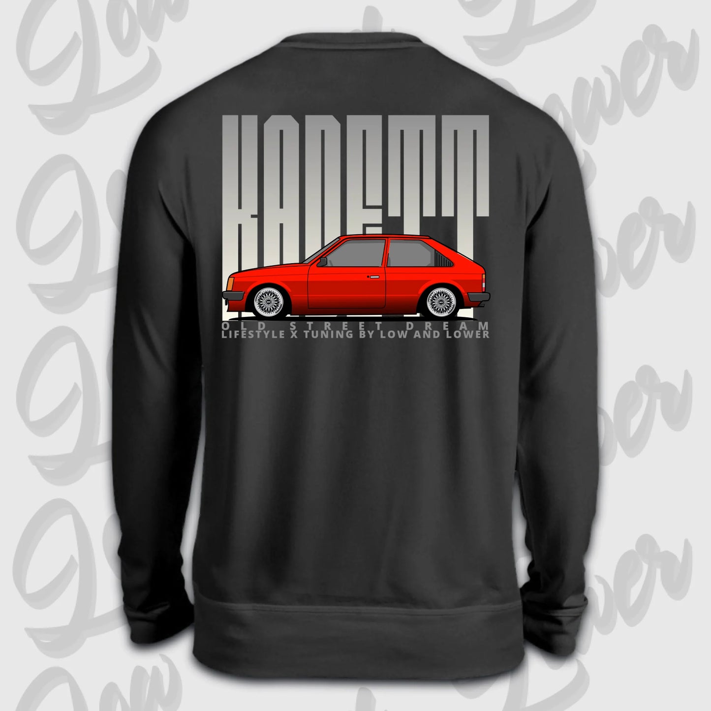 Sweater schwarz back