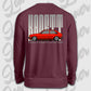 Sweater Burgund back