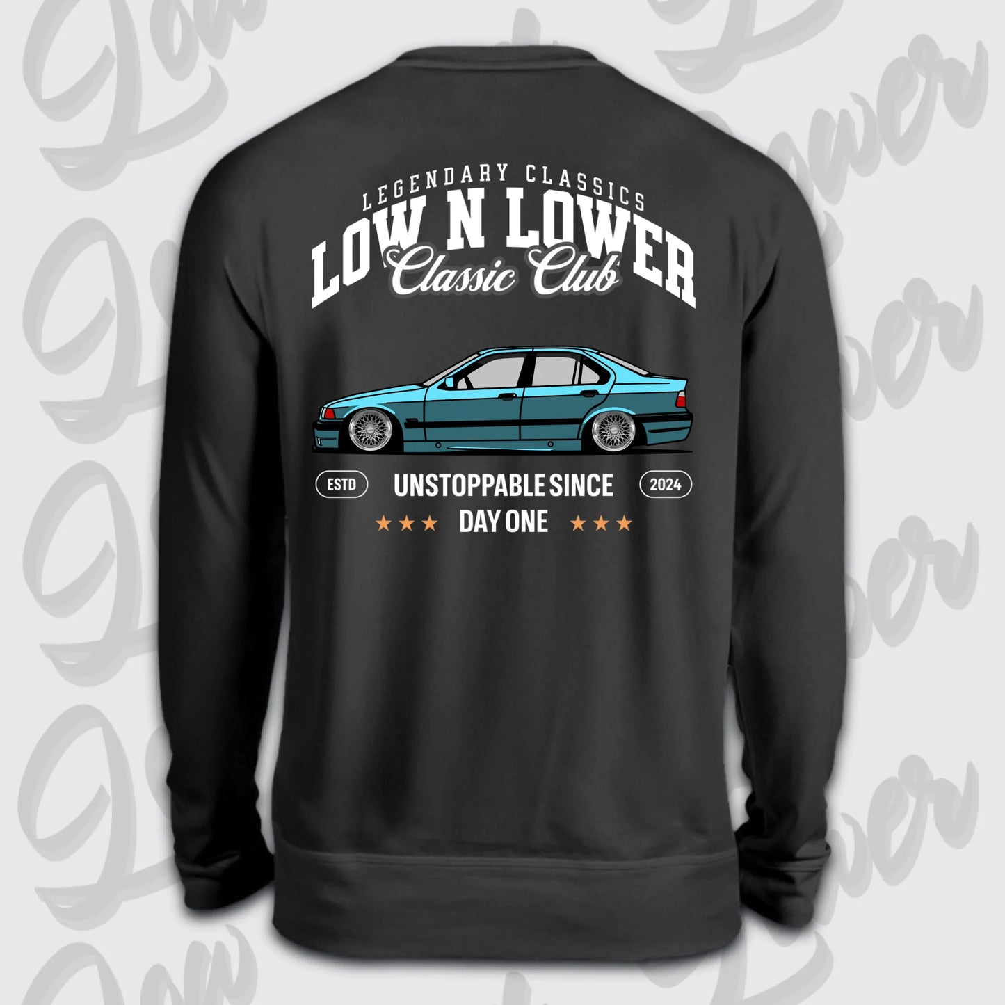 Sweater schwarz back