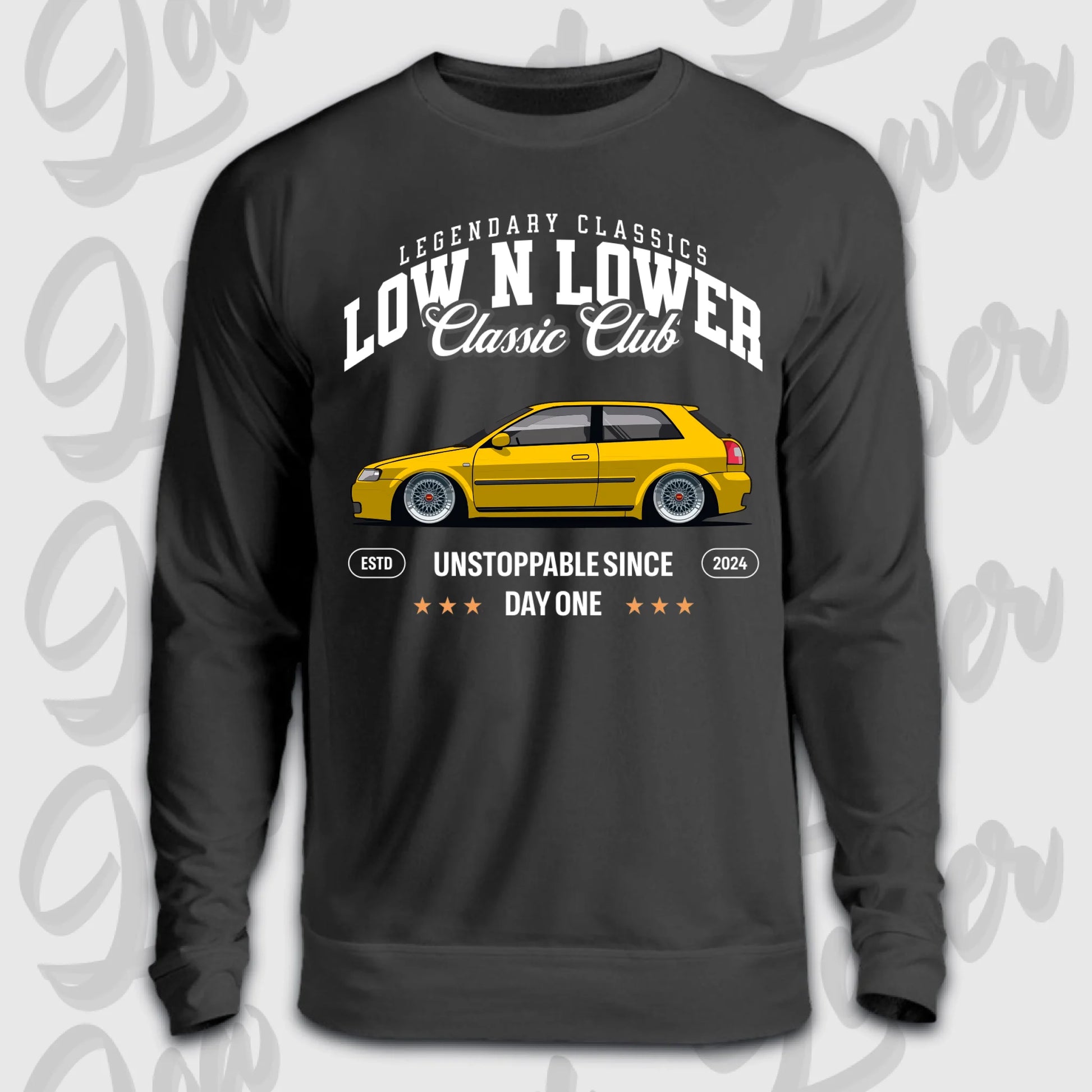 Sweater Front schwarz 